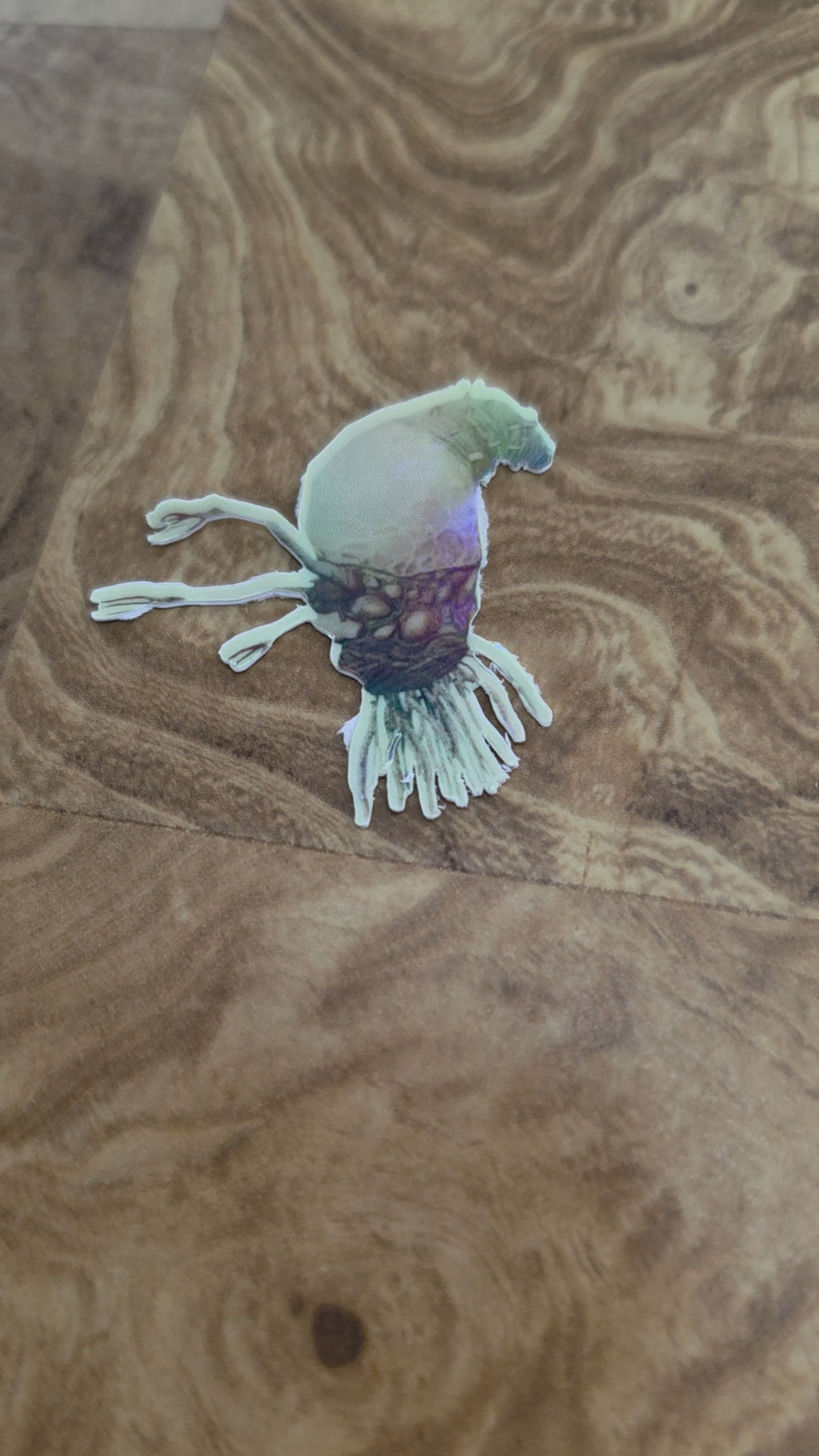 Halloween holographic Glow-in-the-dark Halo inspired flood sticker