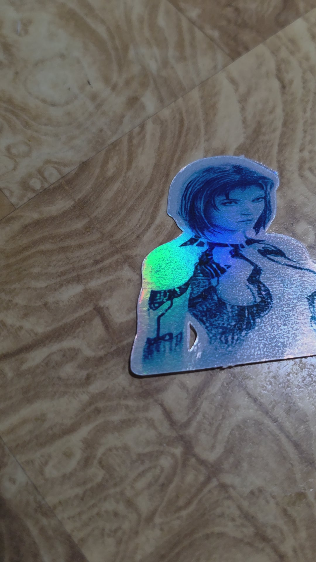 Holographic Halo inspired ai stickers