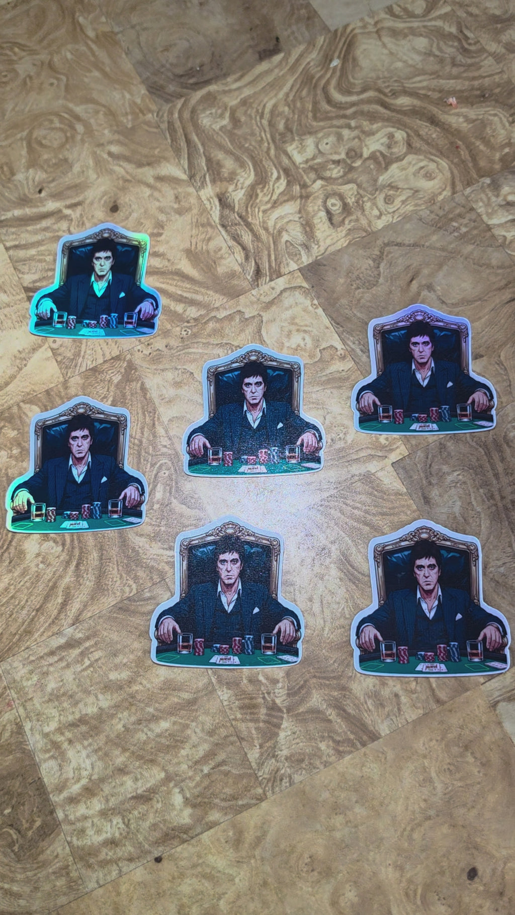 Poker champion sticker