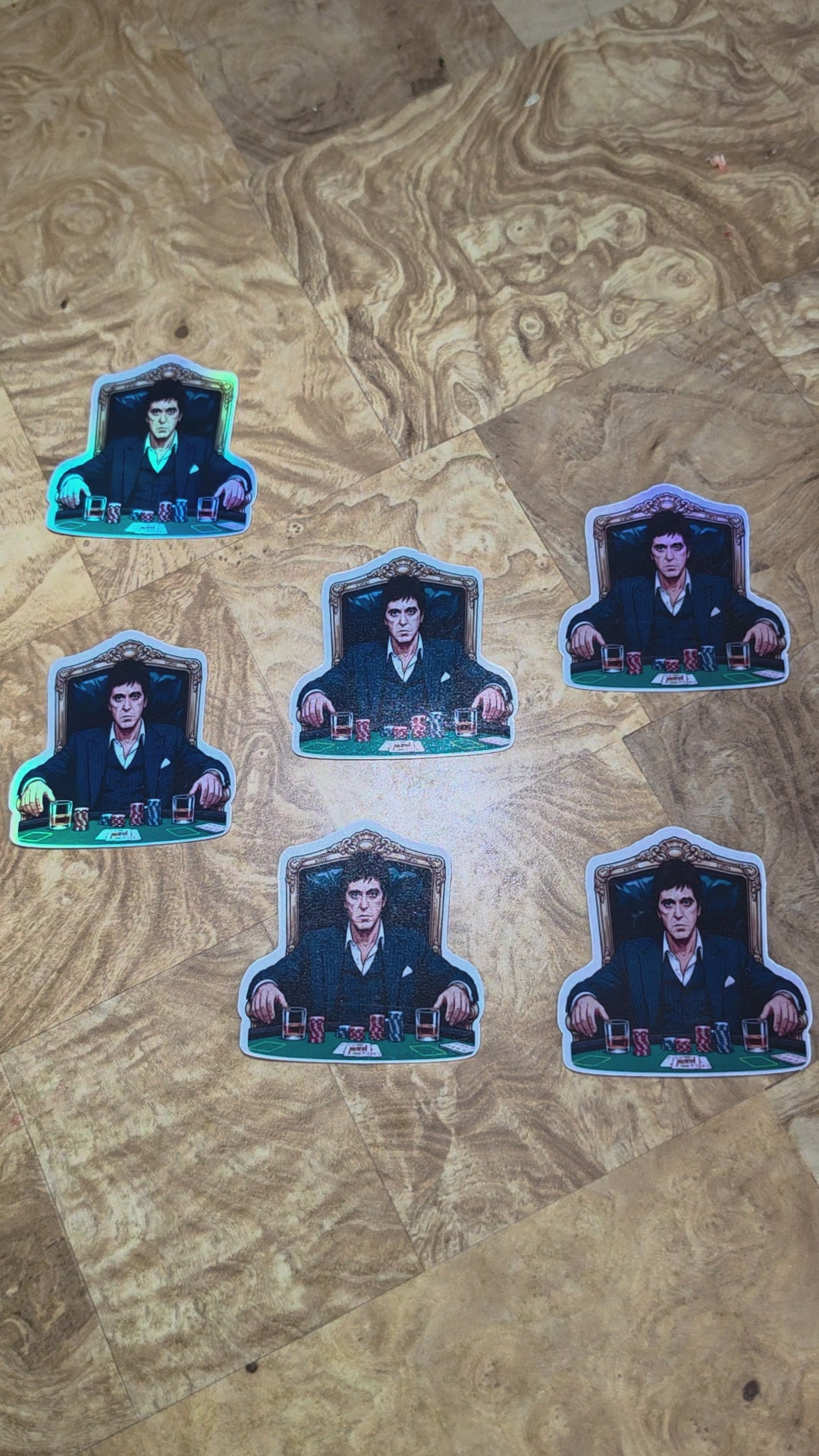 Poker champion sticker