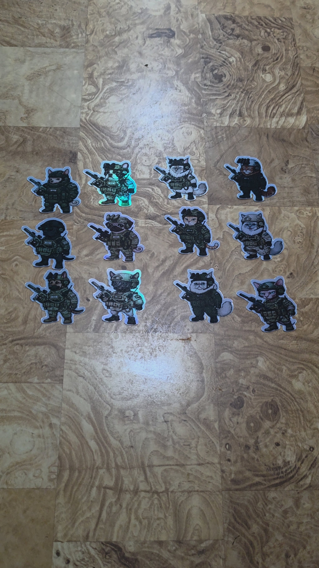 Cod Inspired dog and cat stickers