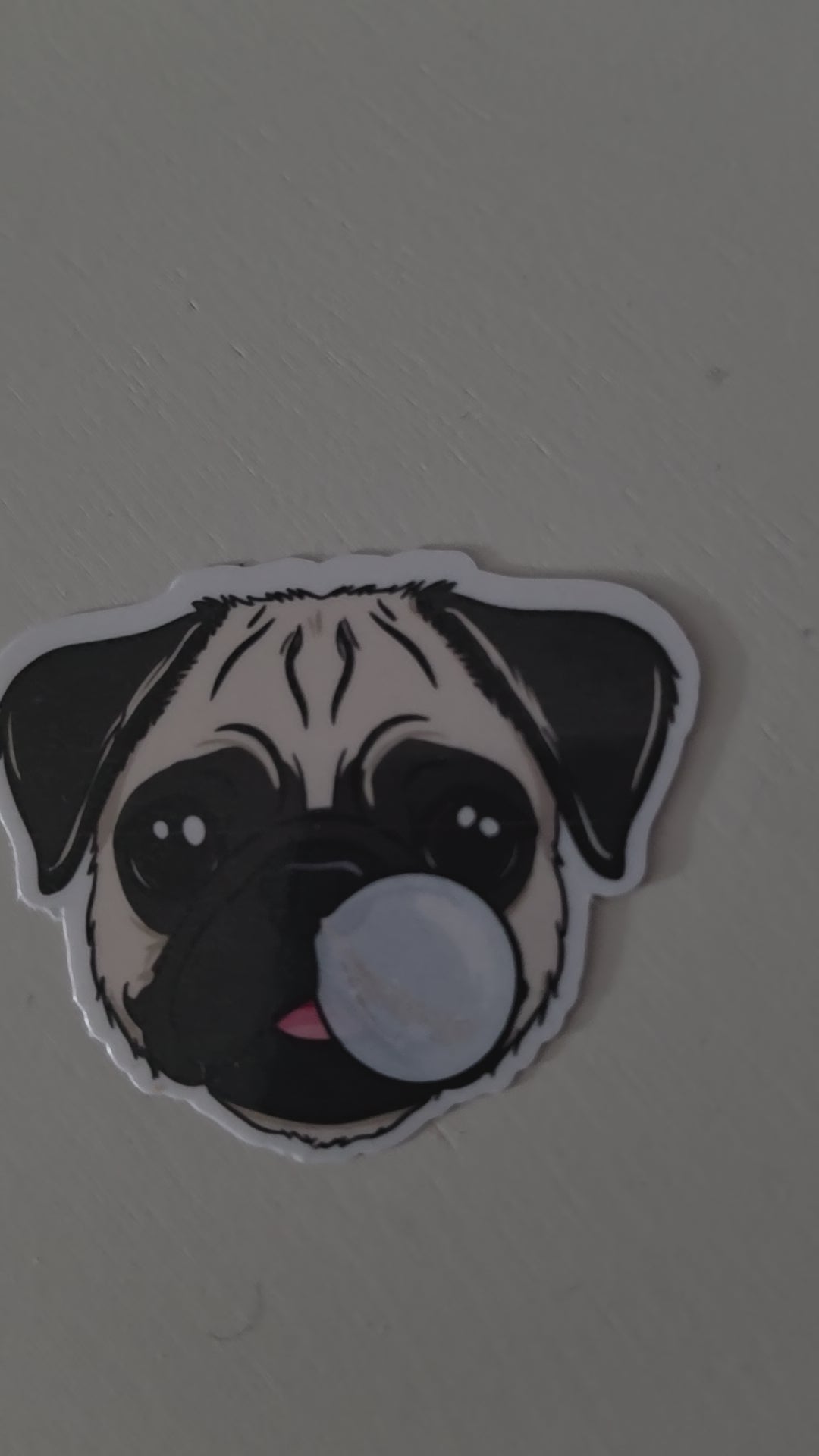 Boogery Pug Inspired sticker