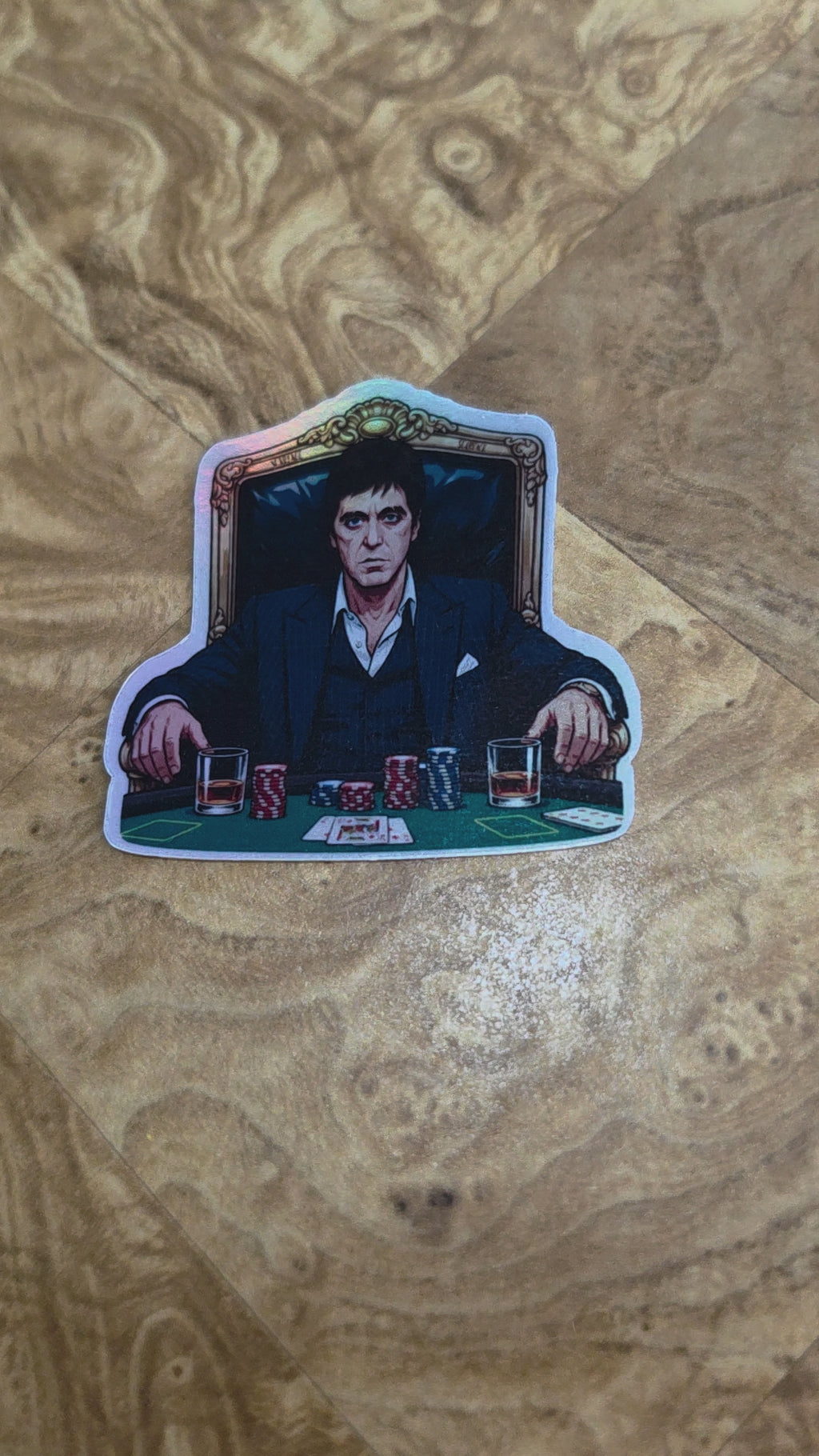 Poker champion sticker