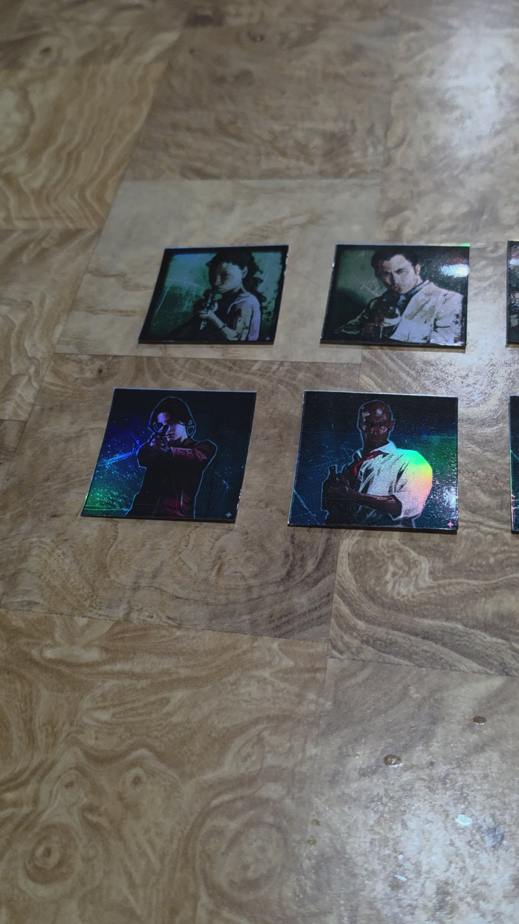 L4D inpired Holographic character icon stickers