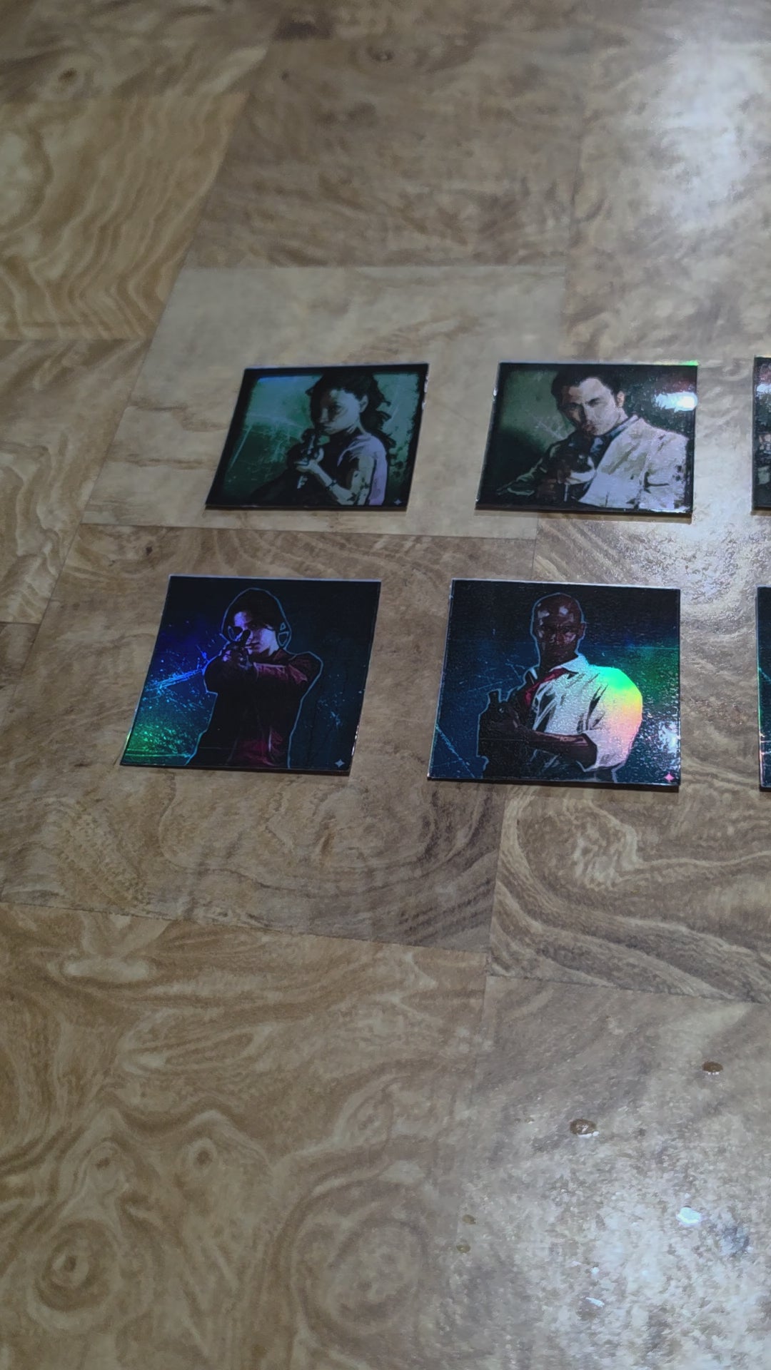 L4D inpired Holographic character icon stickers