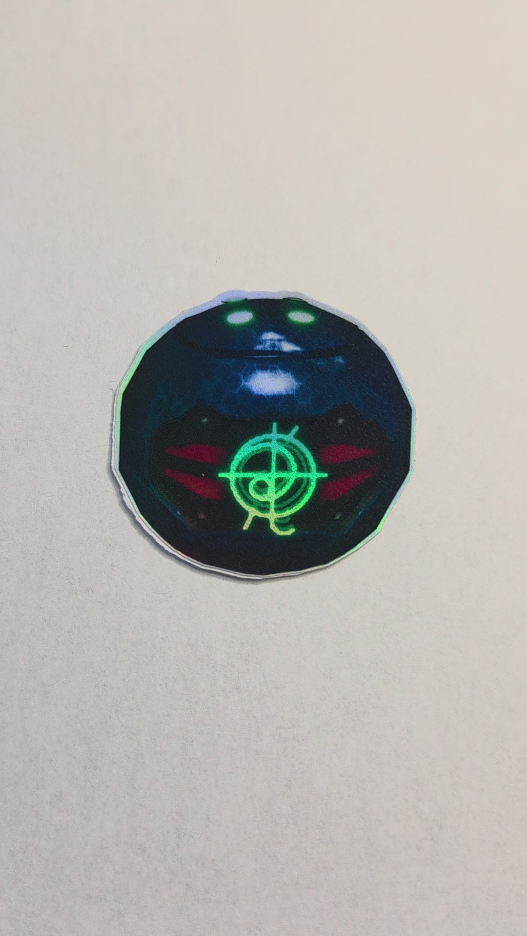 Halo inspired grenade sticker