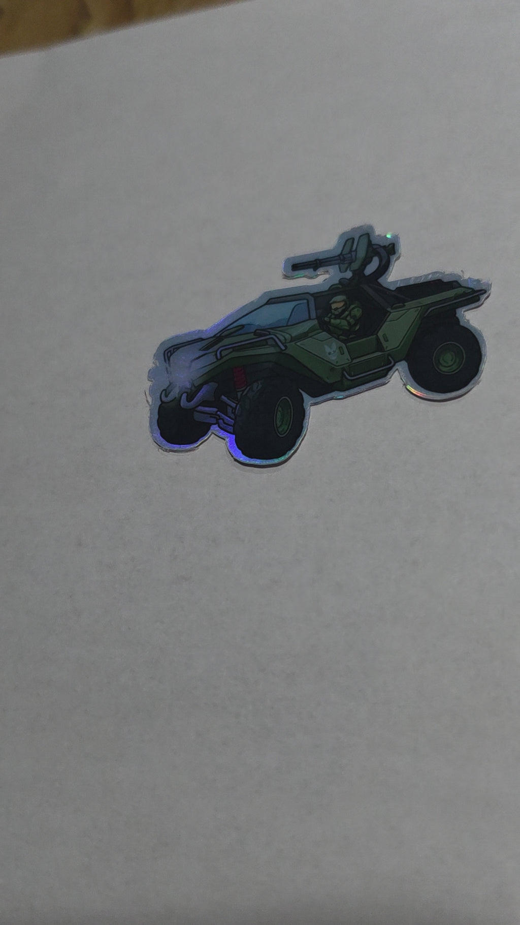 Halo inspired car holographic sticker