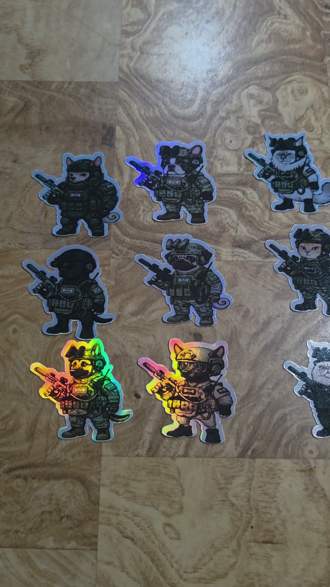 Cod Inspired dog and cat stickers