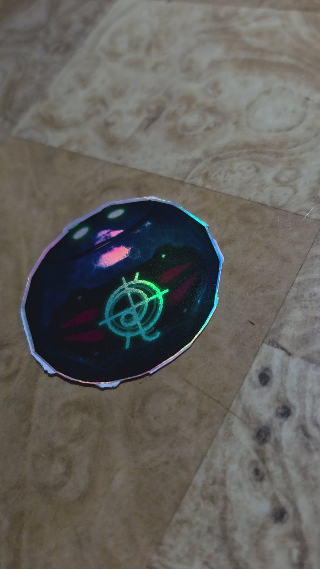 Halo inspired grenade sticker
