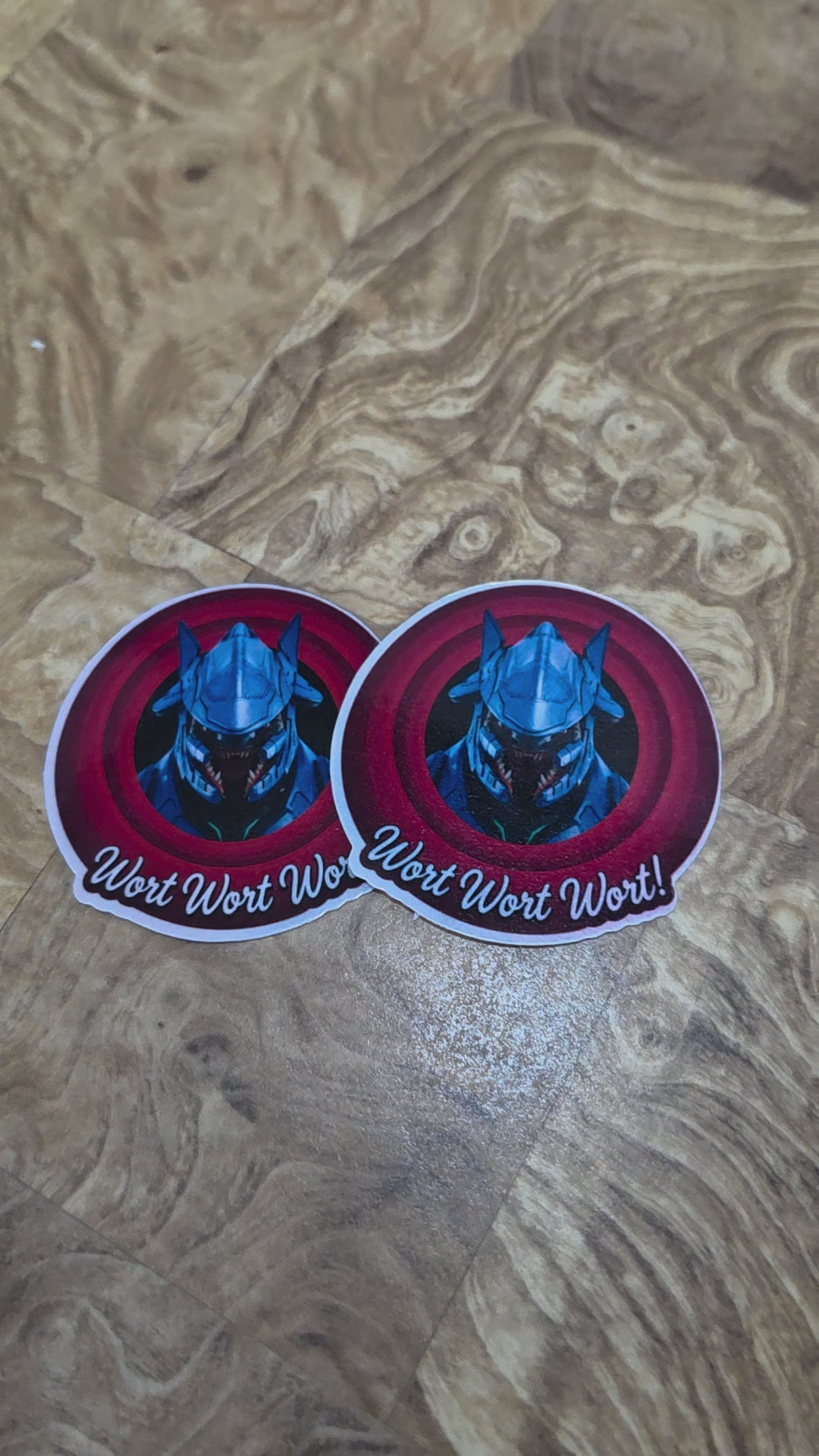 Looney Halo inspired sticker