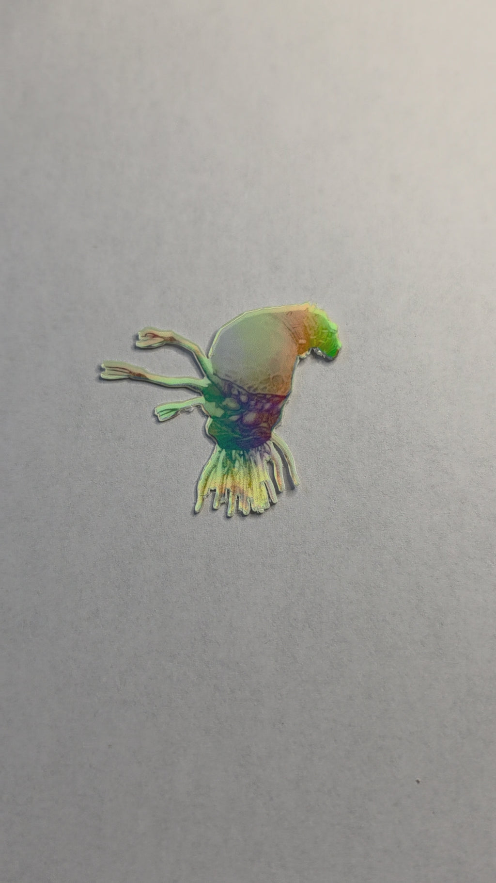 Halloween holographic Glow-in-the-dark Halo inspired flood sticker