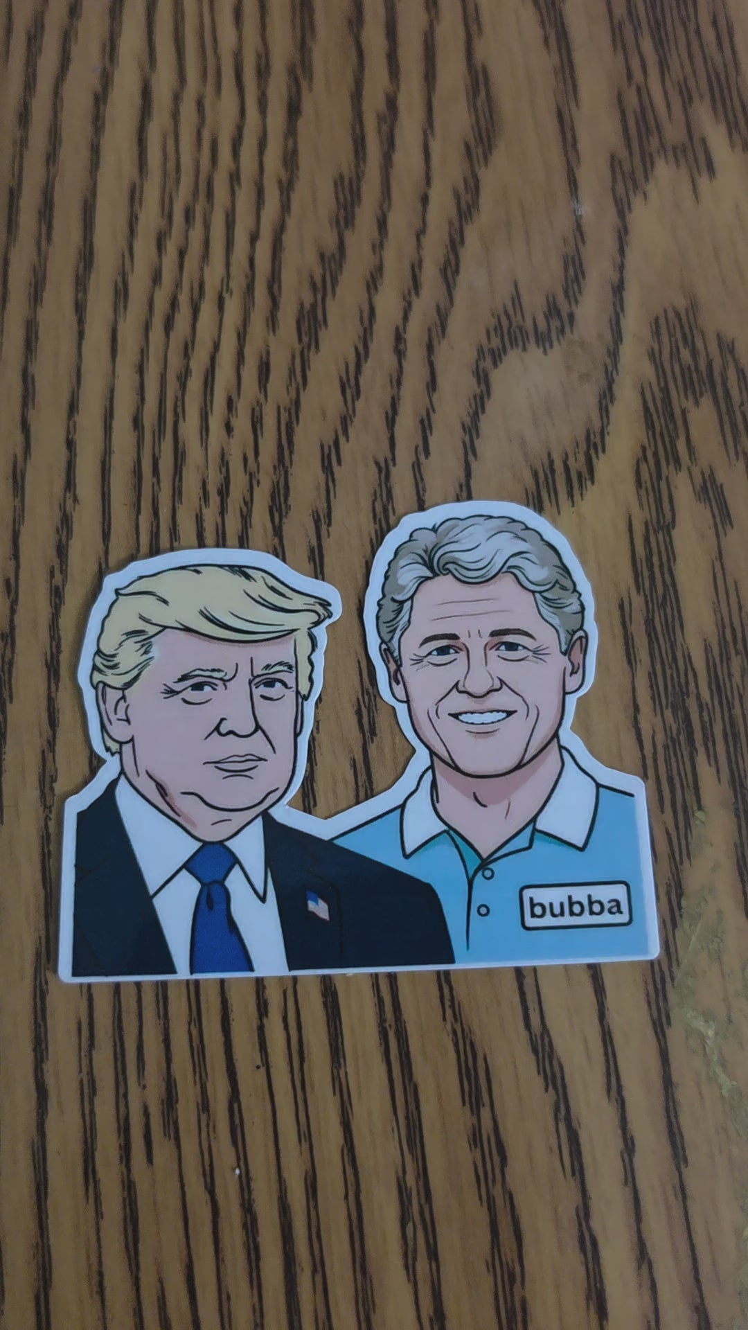 BUBBA stickers