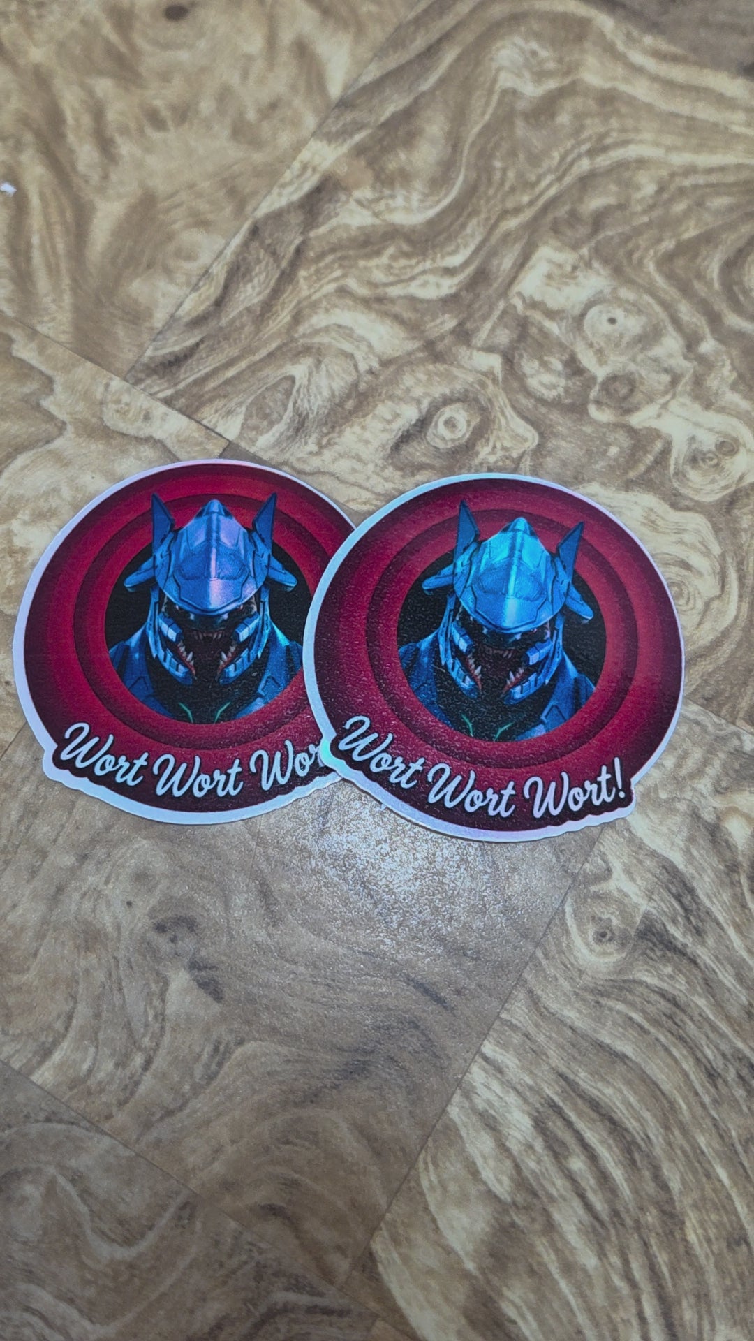 Looney Halo inspired sticker