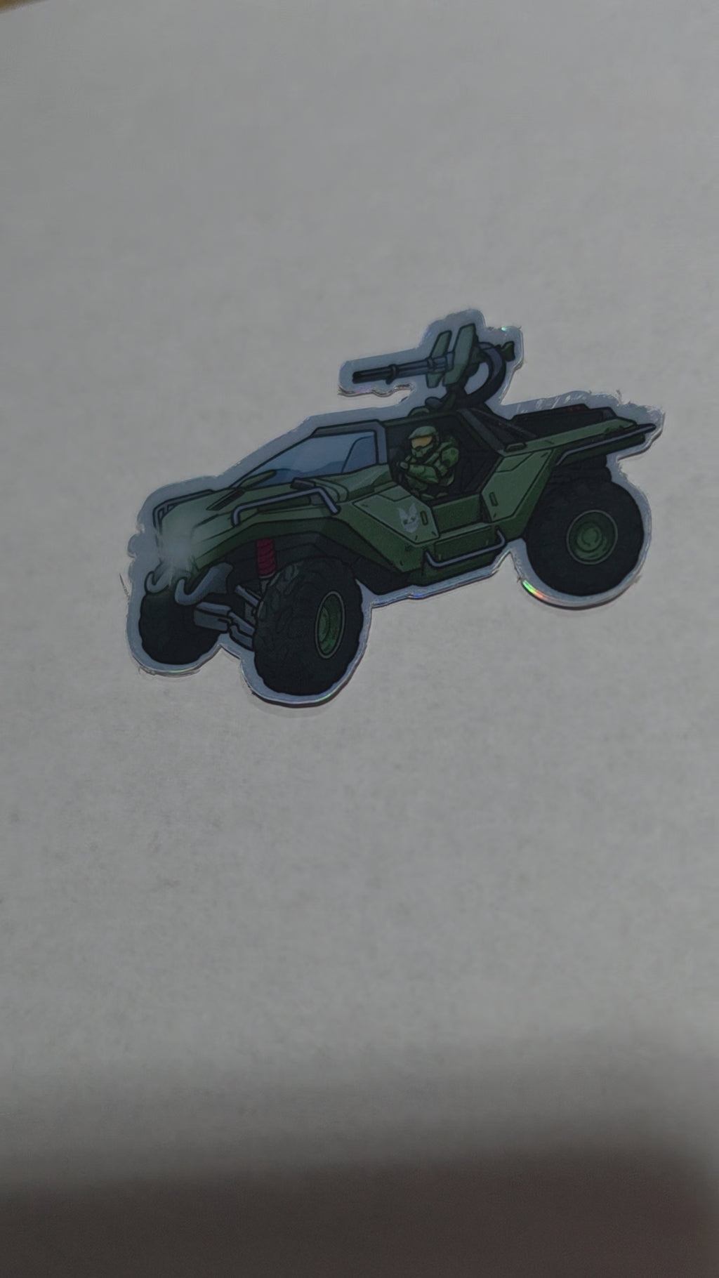 Halo inspired car holographic sticker