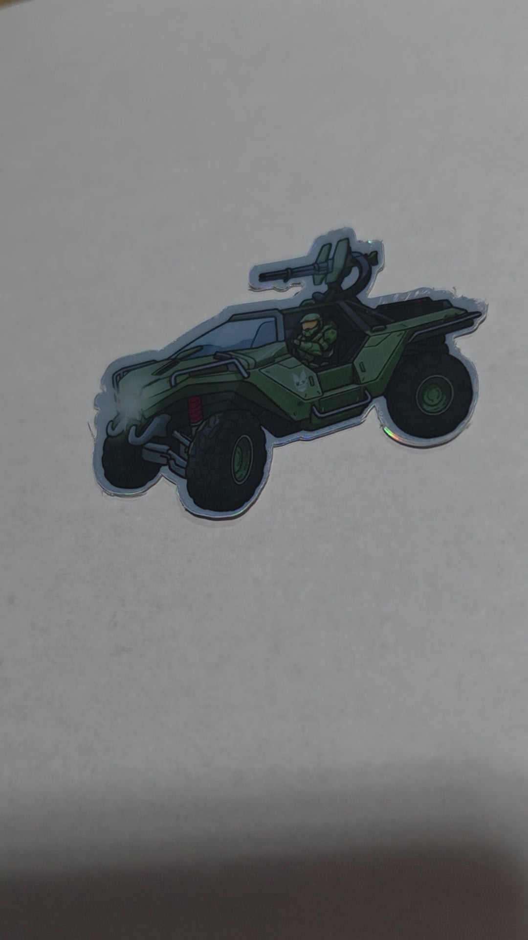 Halo inspired car holographic sticker