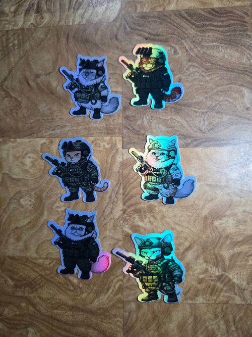 Cod Inspired dog and cat stickers