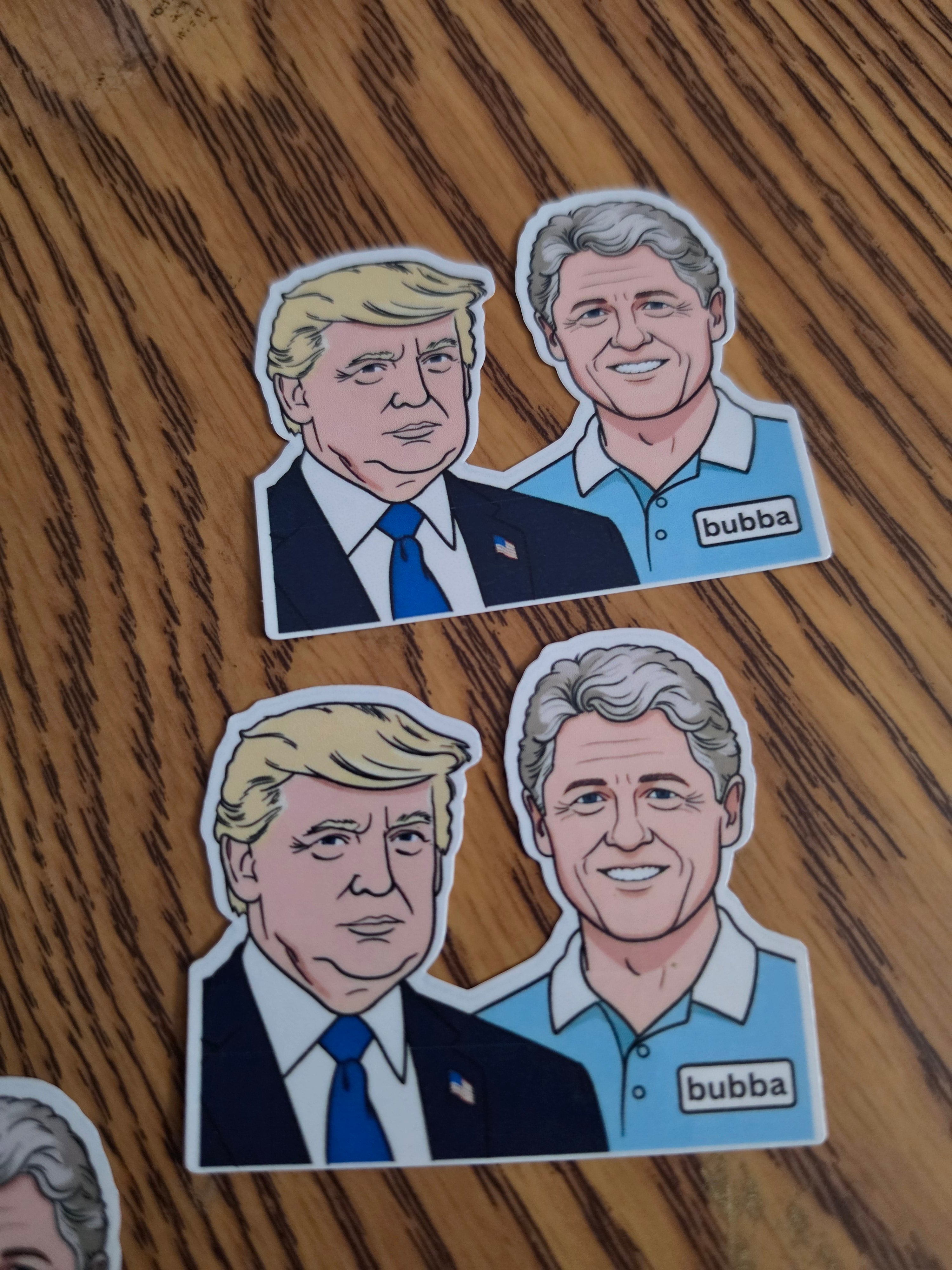 BUBBA stickers