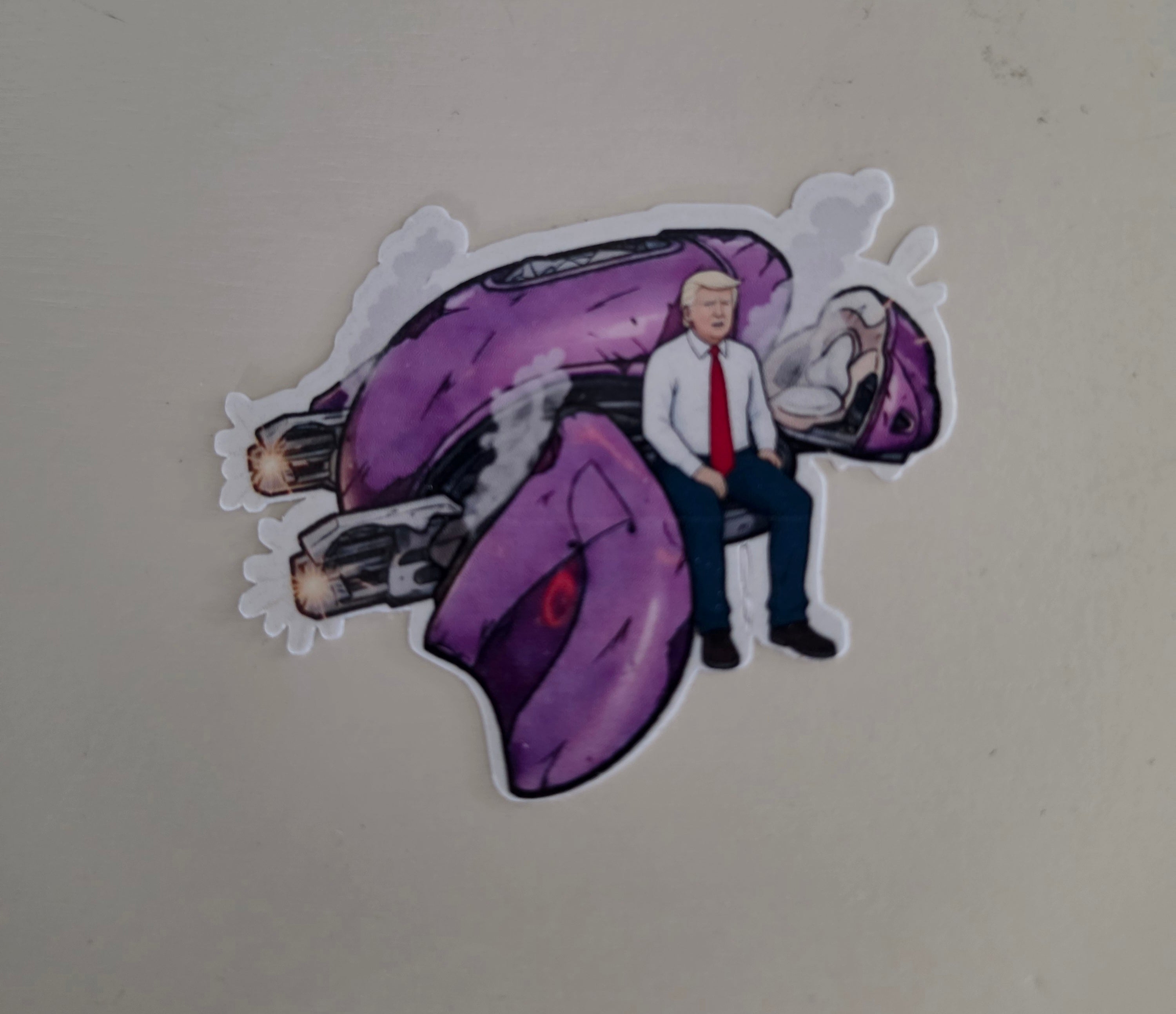 Halo Trump inspired Fan stickers pack of 2