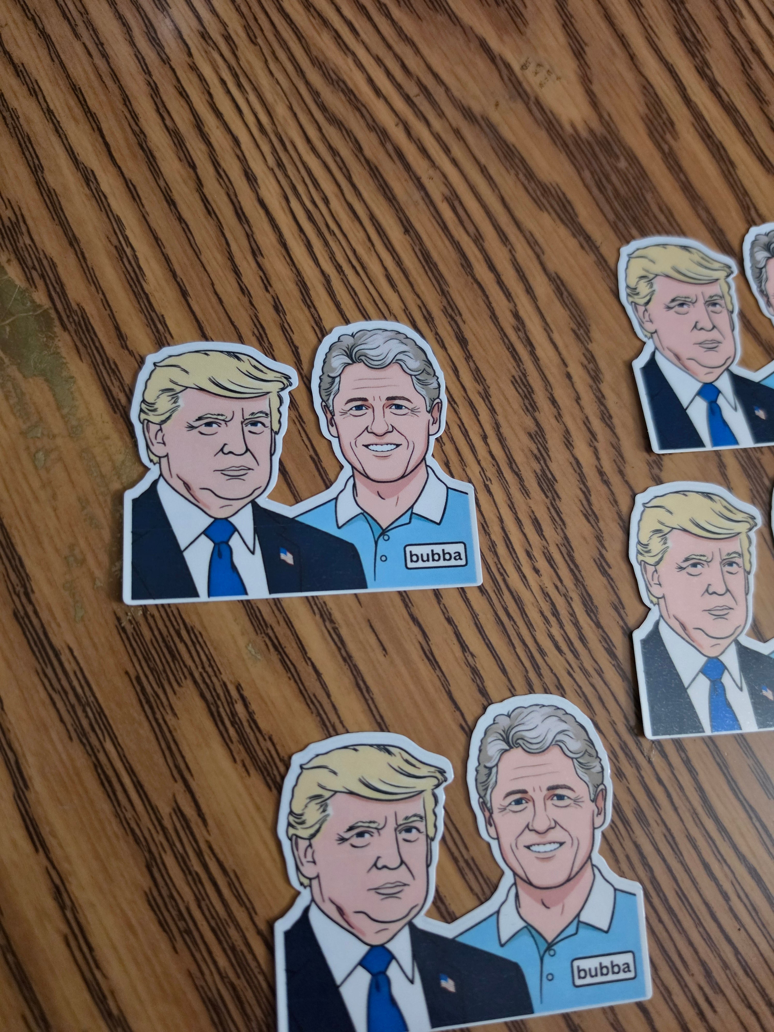 BUBBA stickers