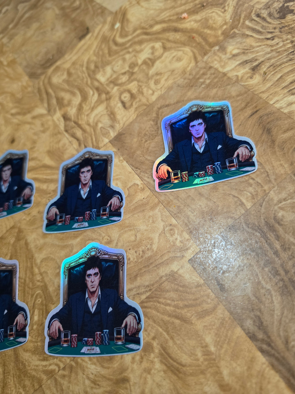 Poker champion sticker