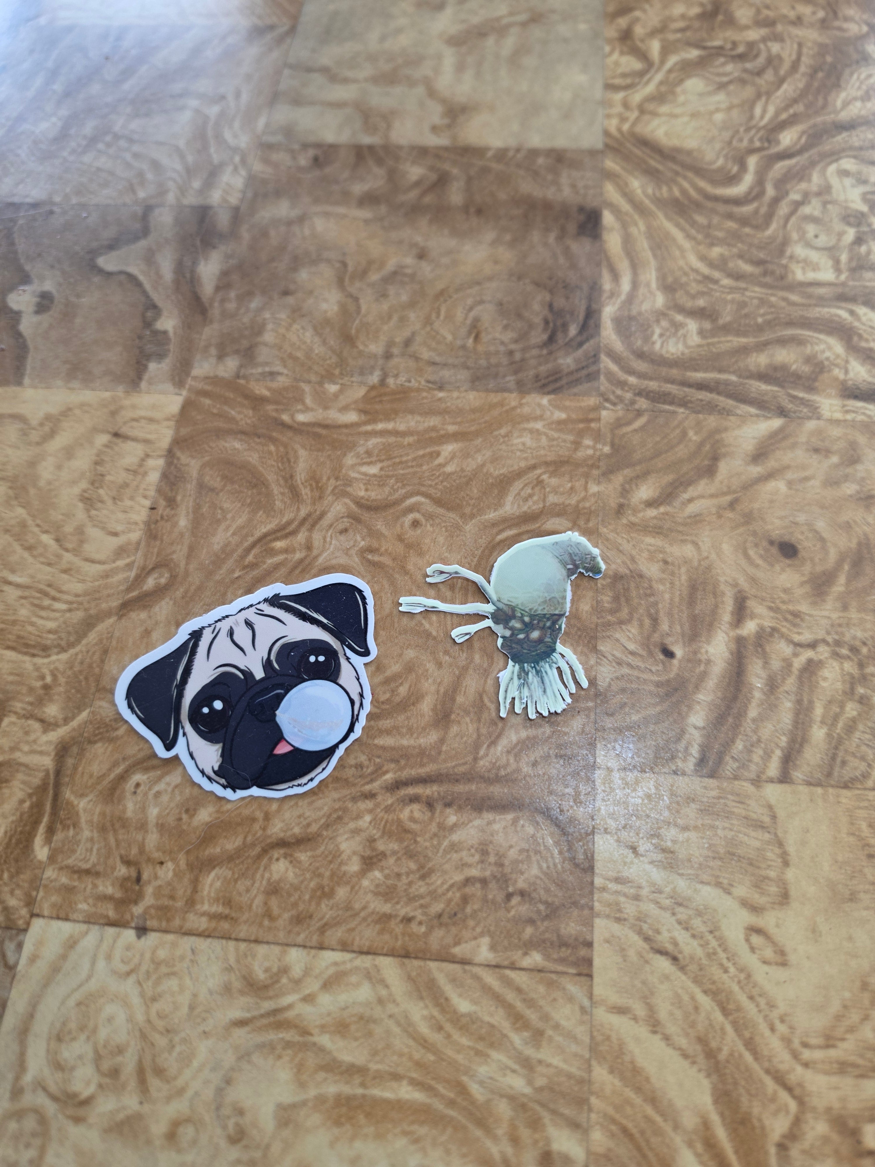 Halloween holographic Glow-in-the-dark Halo inspired flood sticker