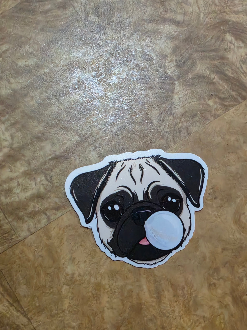 Boogery Pug Inspired sticker