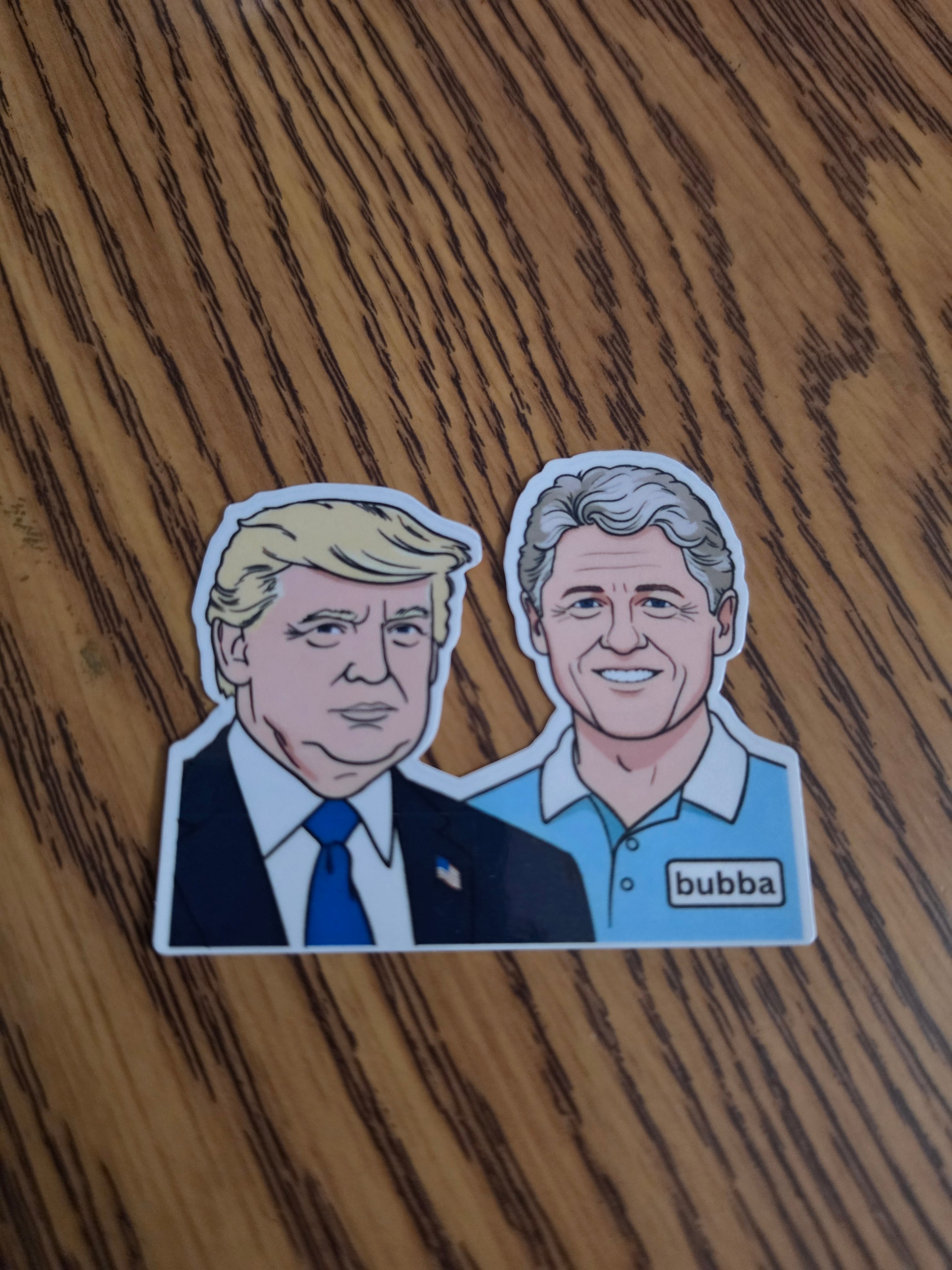 BUBBA stickers