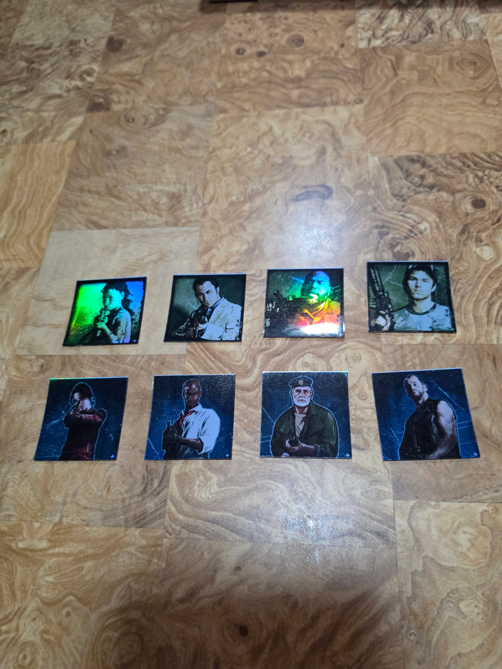 L4D inpired Holographic character icon stickers