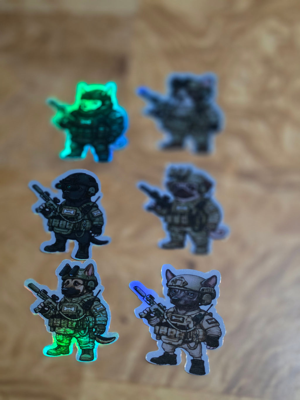 Cod Inspired dog and cat stickers