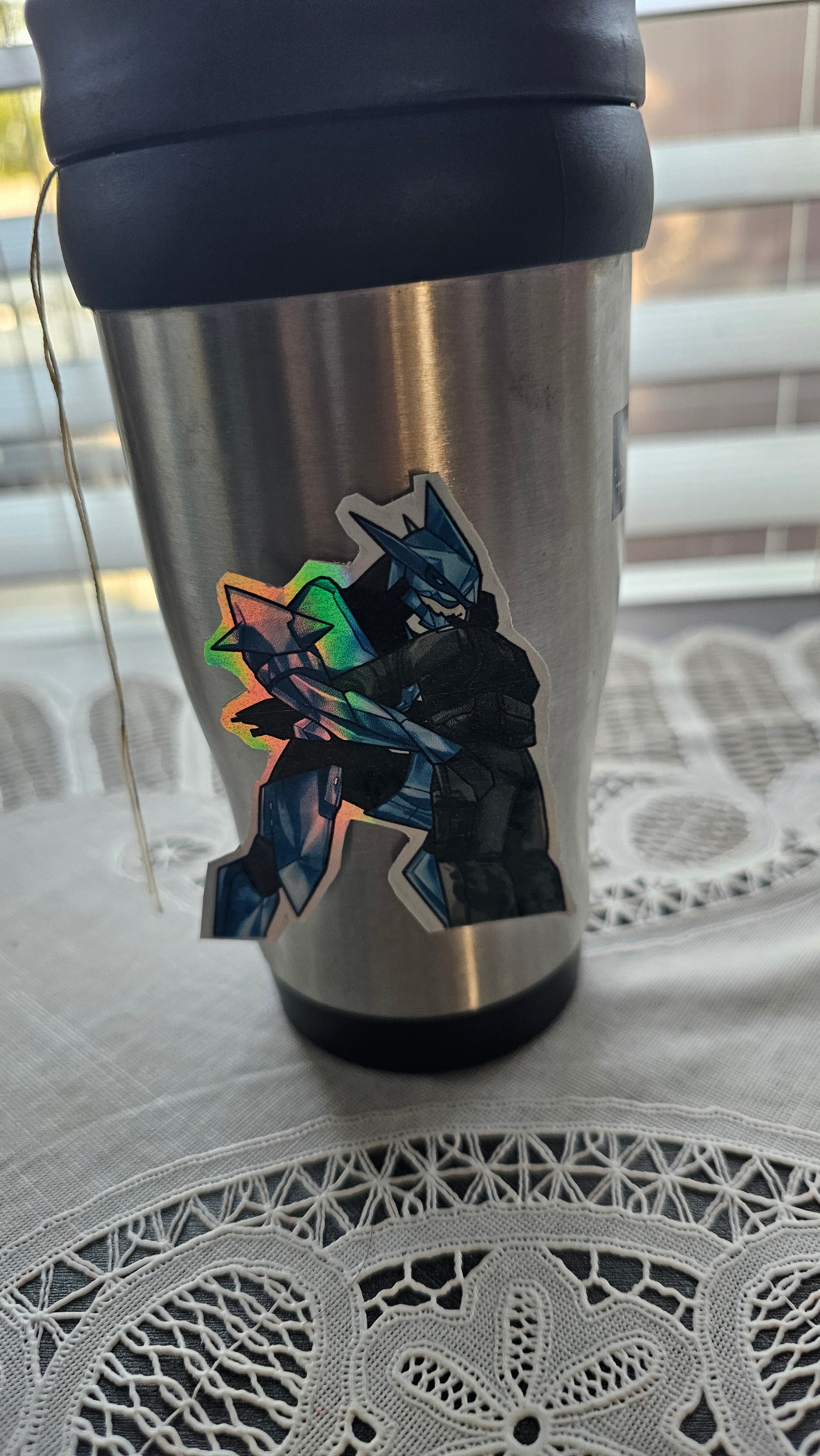 Valentines day Holographic Halo ending inspired sticker