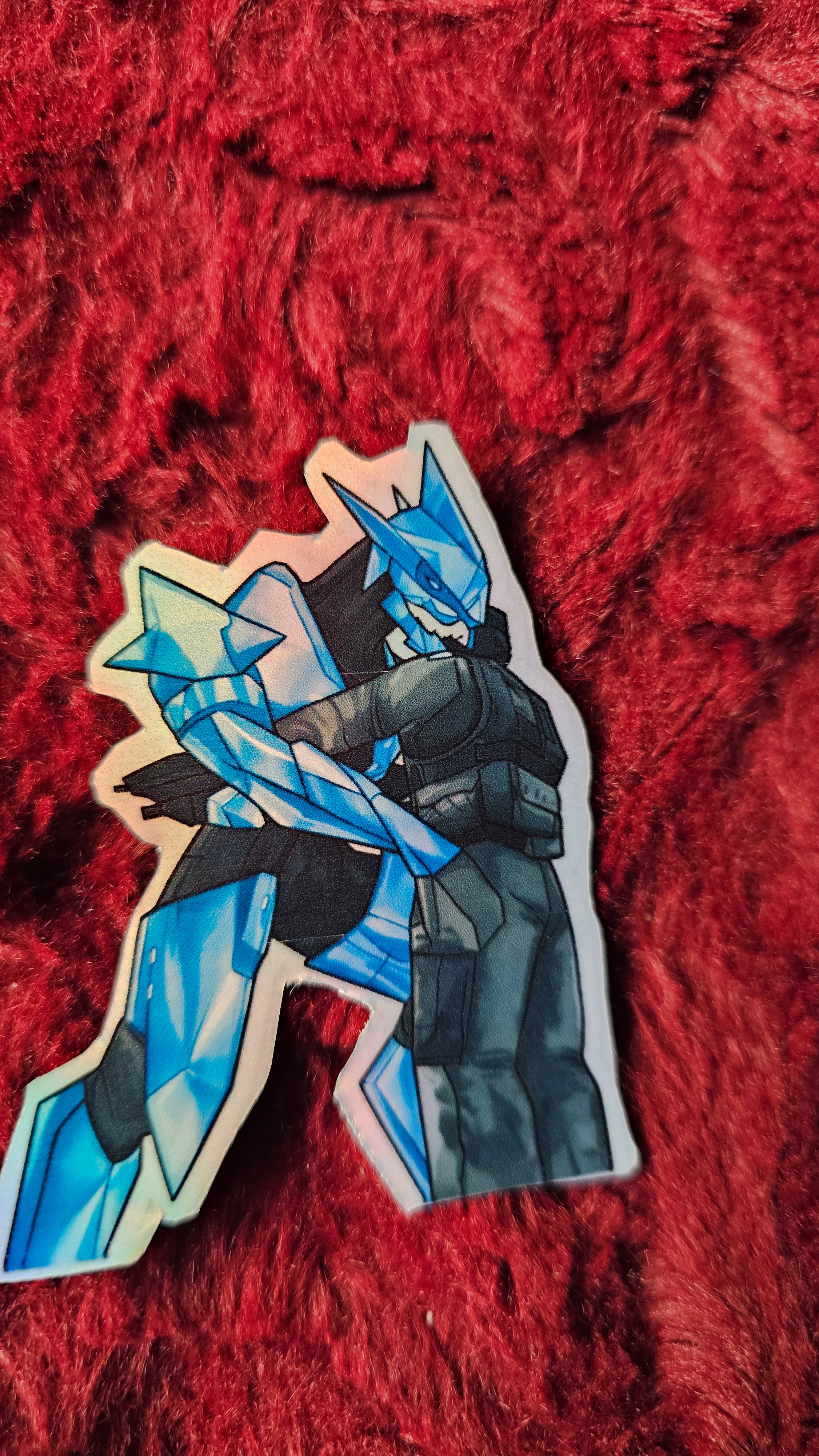 Valentines day Holographic Halo ending inspired sticker