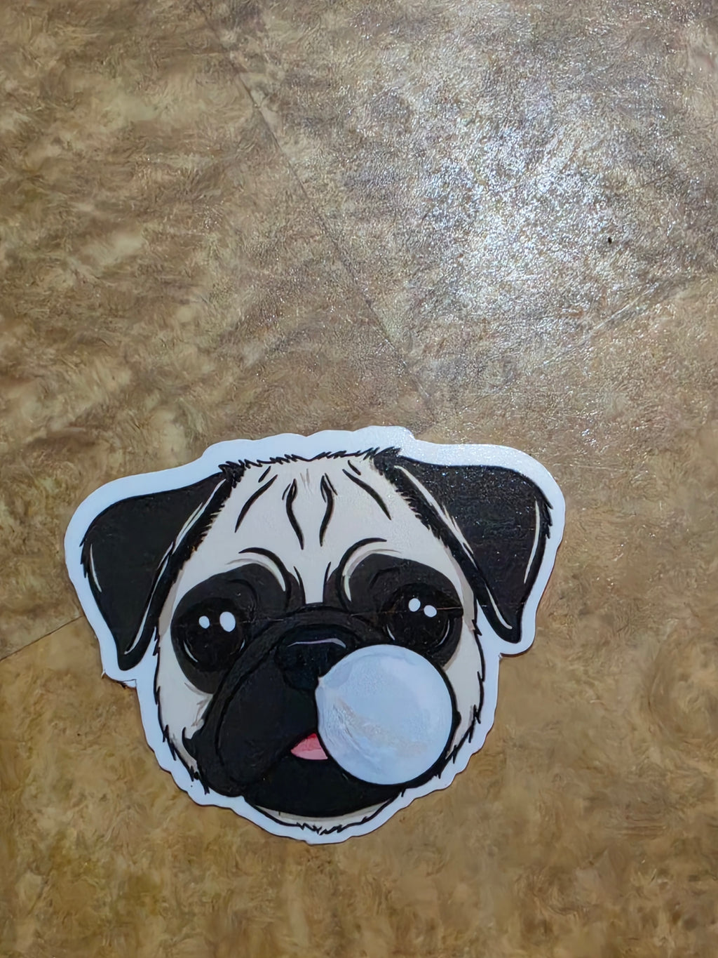 Boogery Pug Inspired sticker