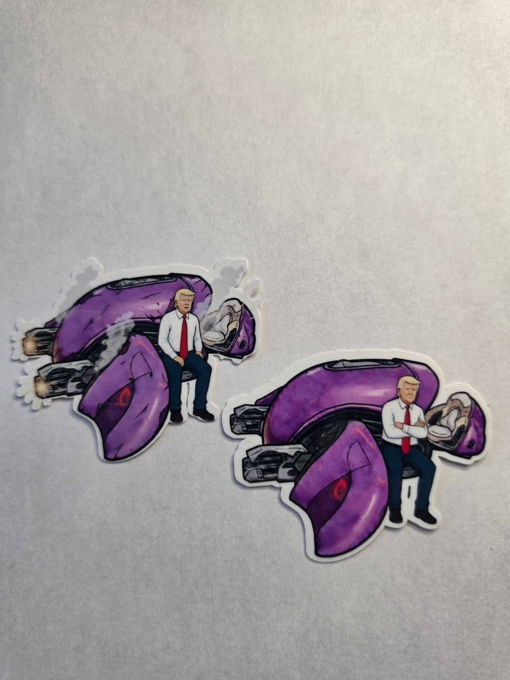 Halo Trump inspired Fan stickers pack of 2