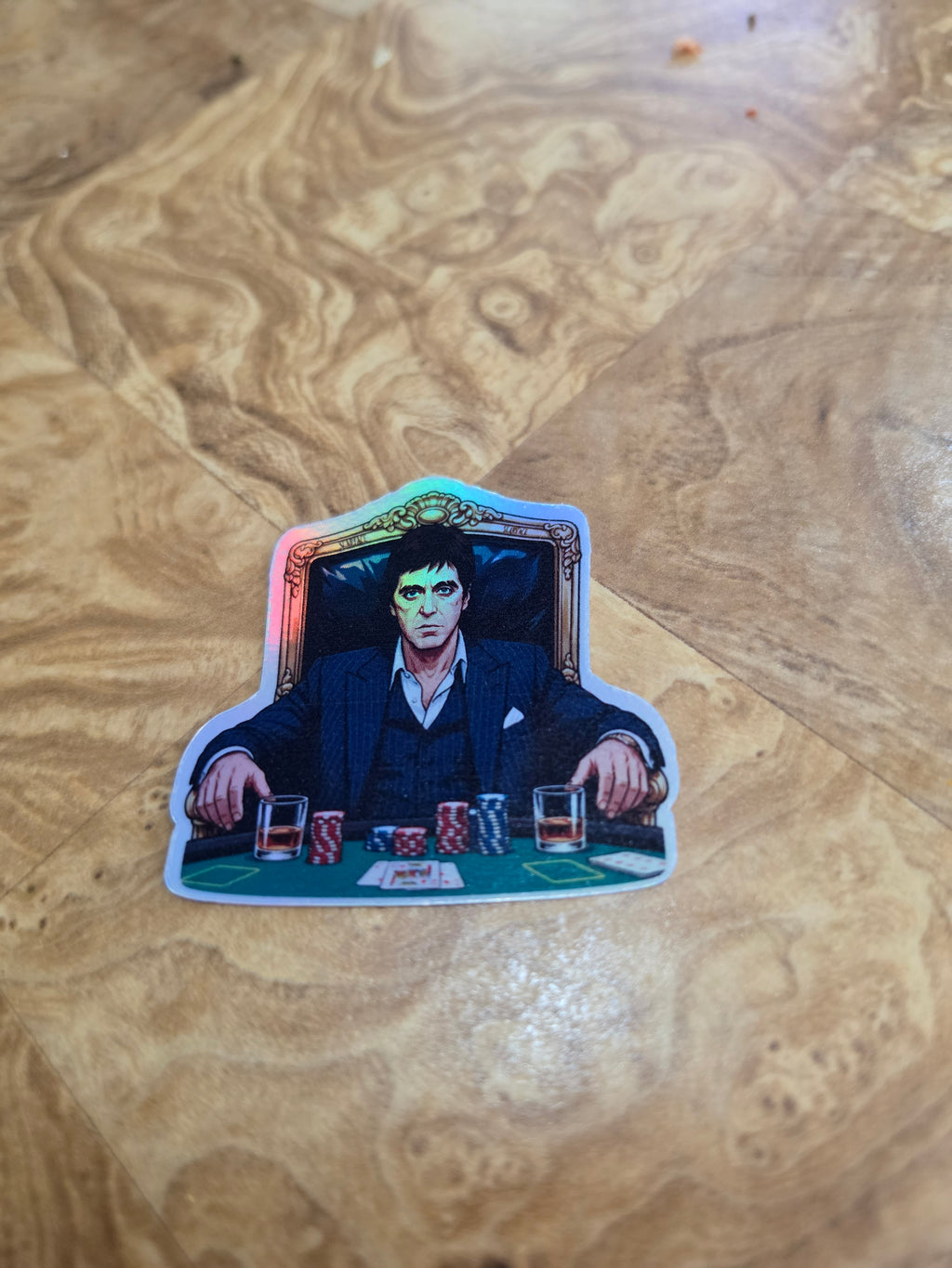 Poker champion sticker