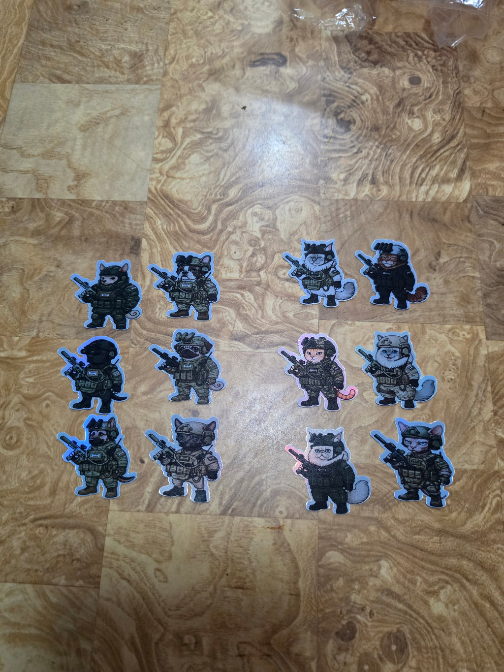 Cod Inspired dog and cat stickers