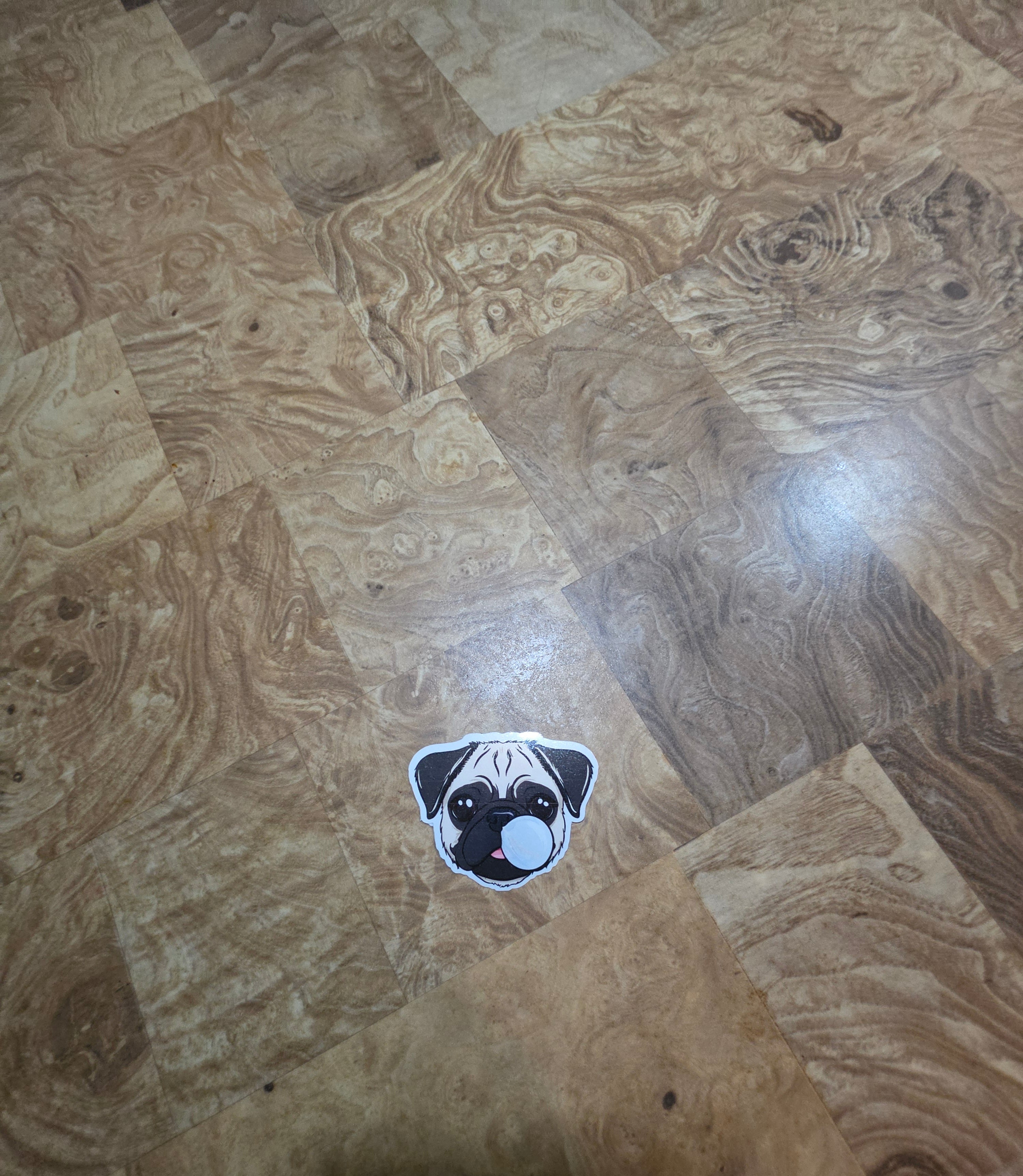 Boogery Pug Inspired sticker