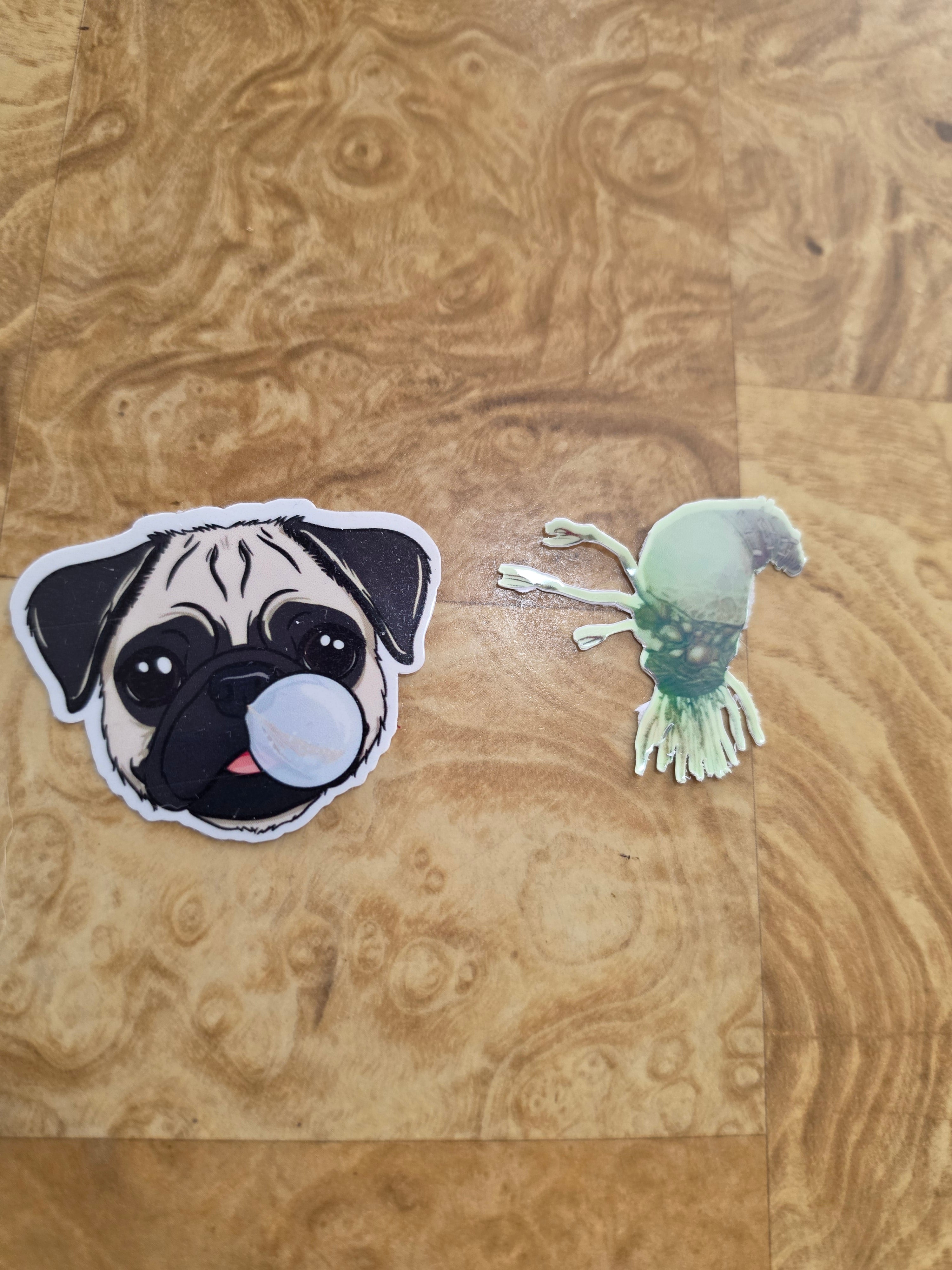Halloween holographic Glow-in-the-dark Halo inspired flood sticker