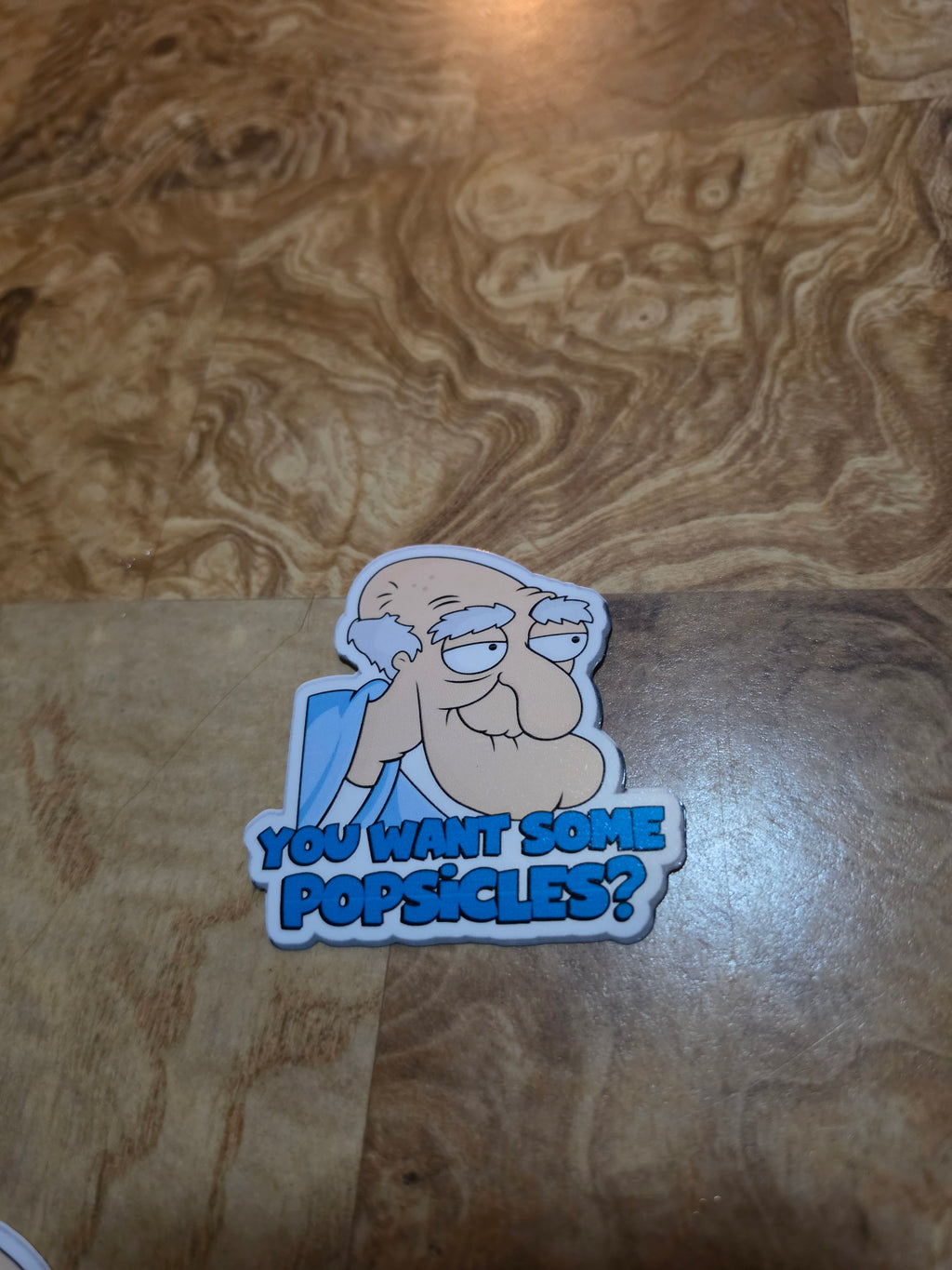Familyguy inspired stickers pack of 3