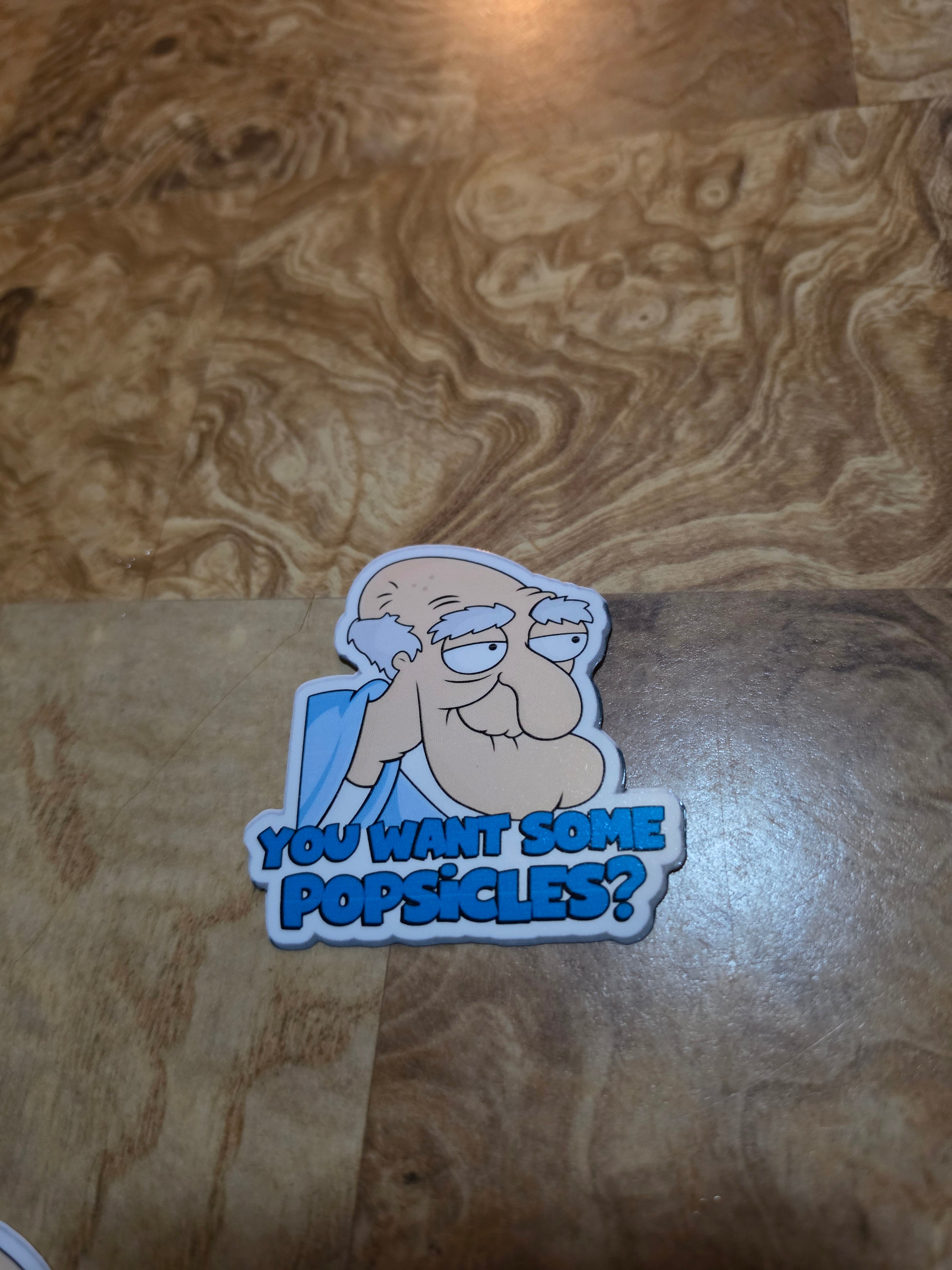 Familyguy inspired stickers pack of 3