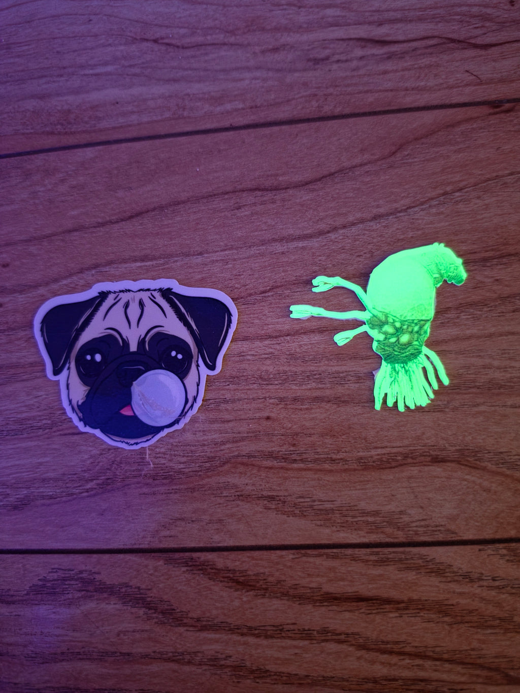 Halloween holographic Glow-in-the-dark Halo inspired flood sticker