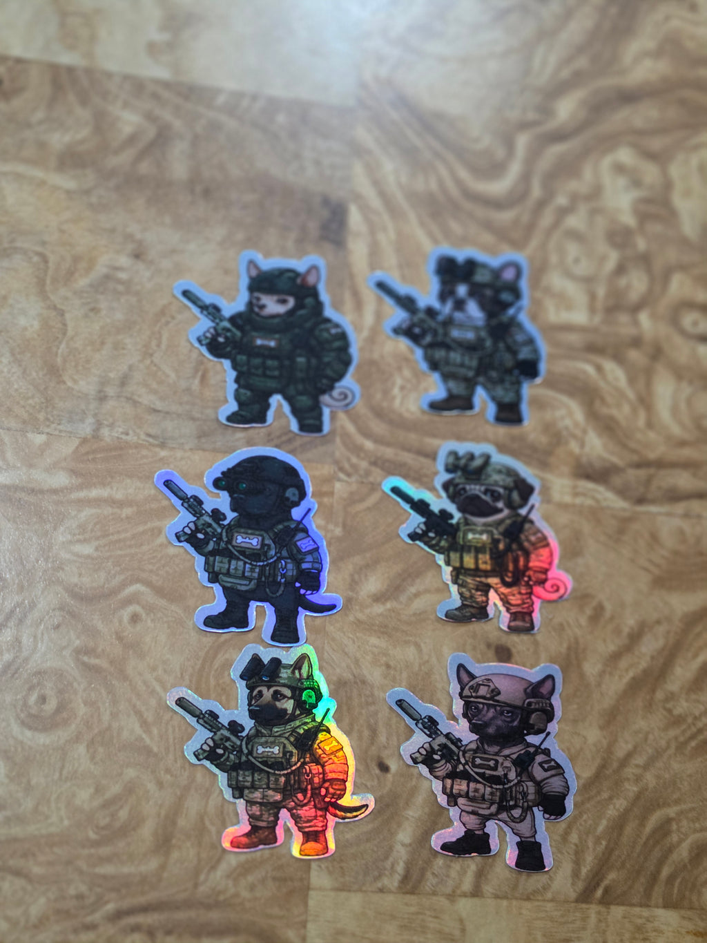 Cod Inspired dog and cat stickers
