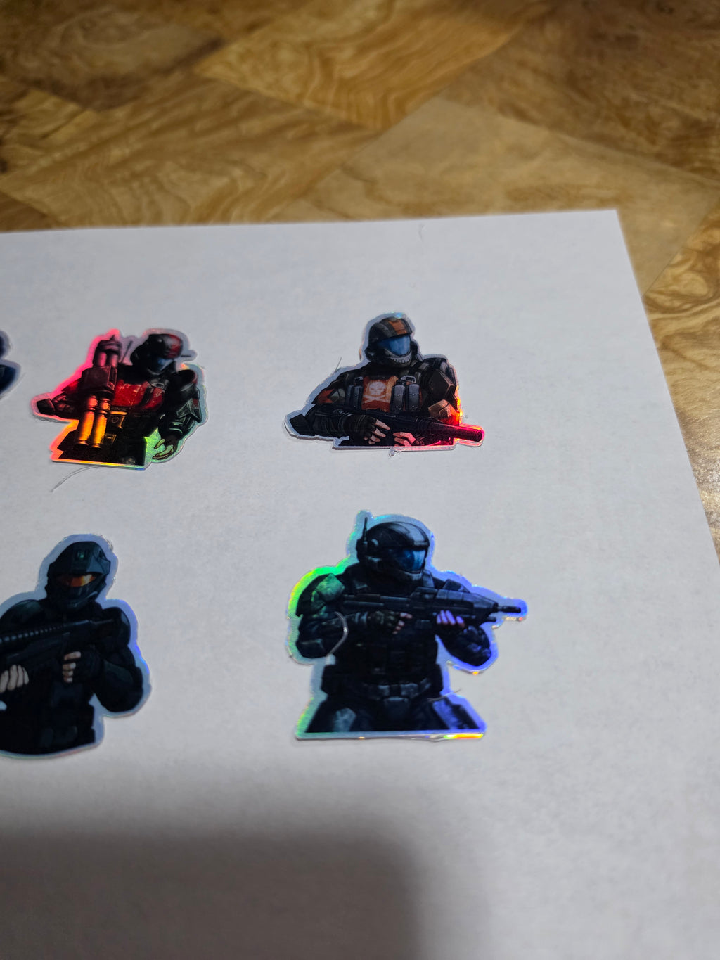 Halo drop trooper inspired stickers