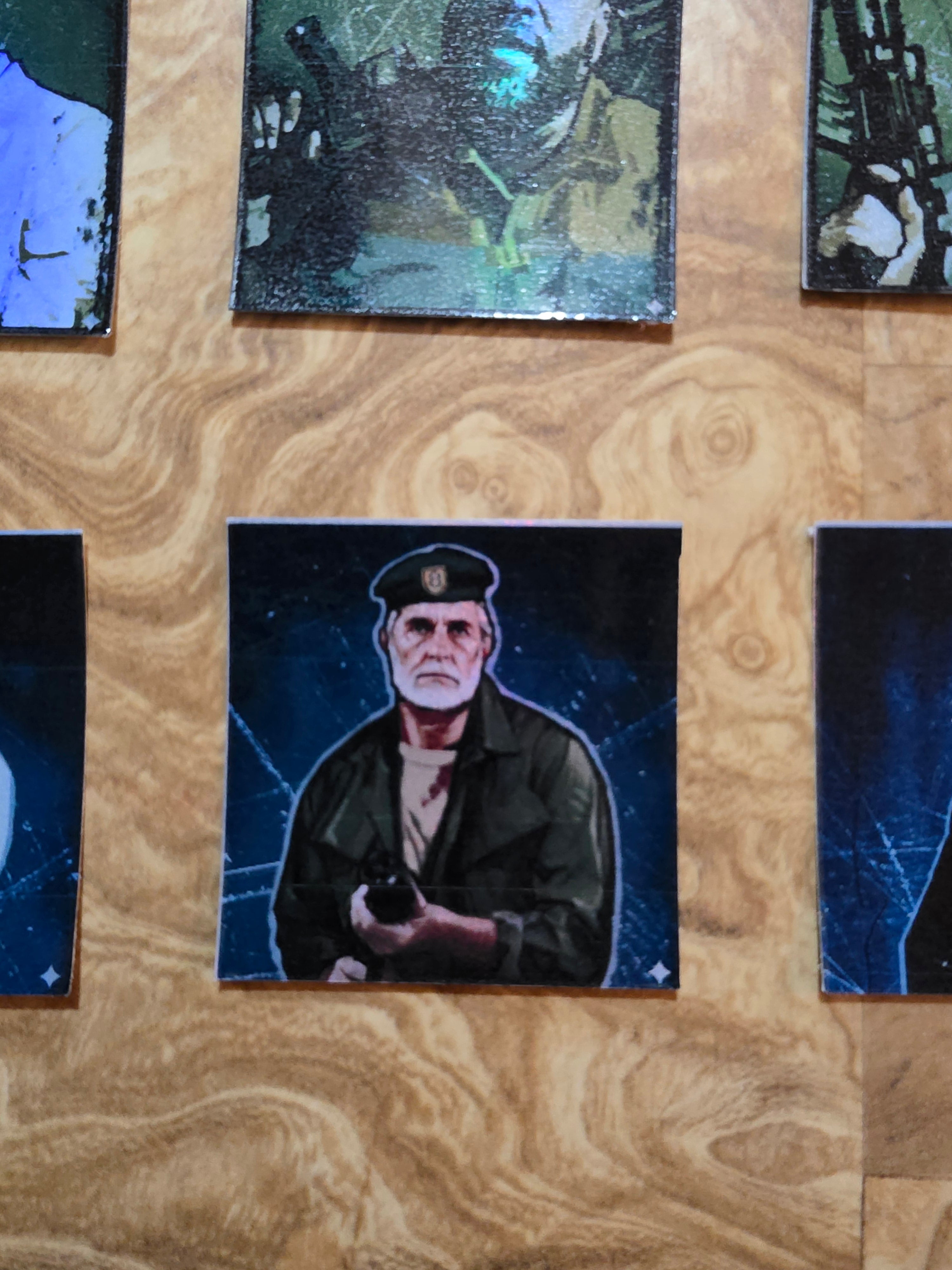 L4D inpired Holographic character icon stickers