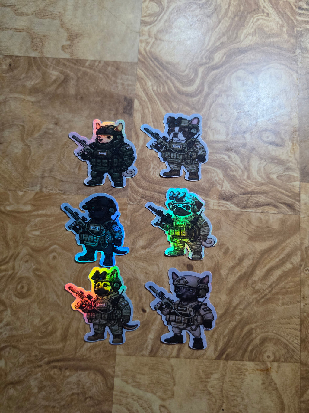 Cod Inspired dog and cat stickers