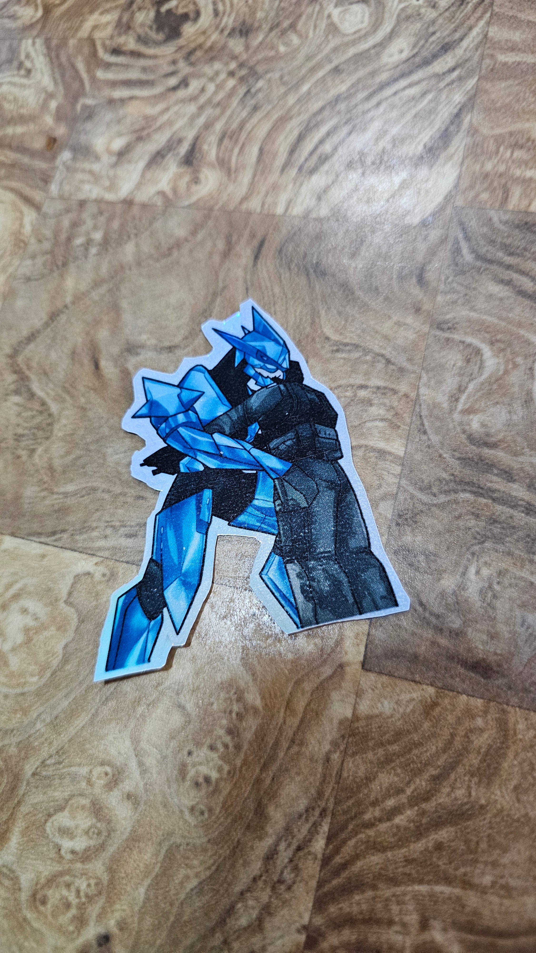 Valentines day Holographic Halo ending inspired sticker