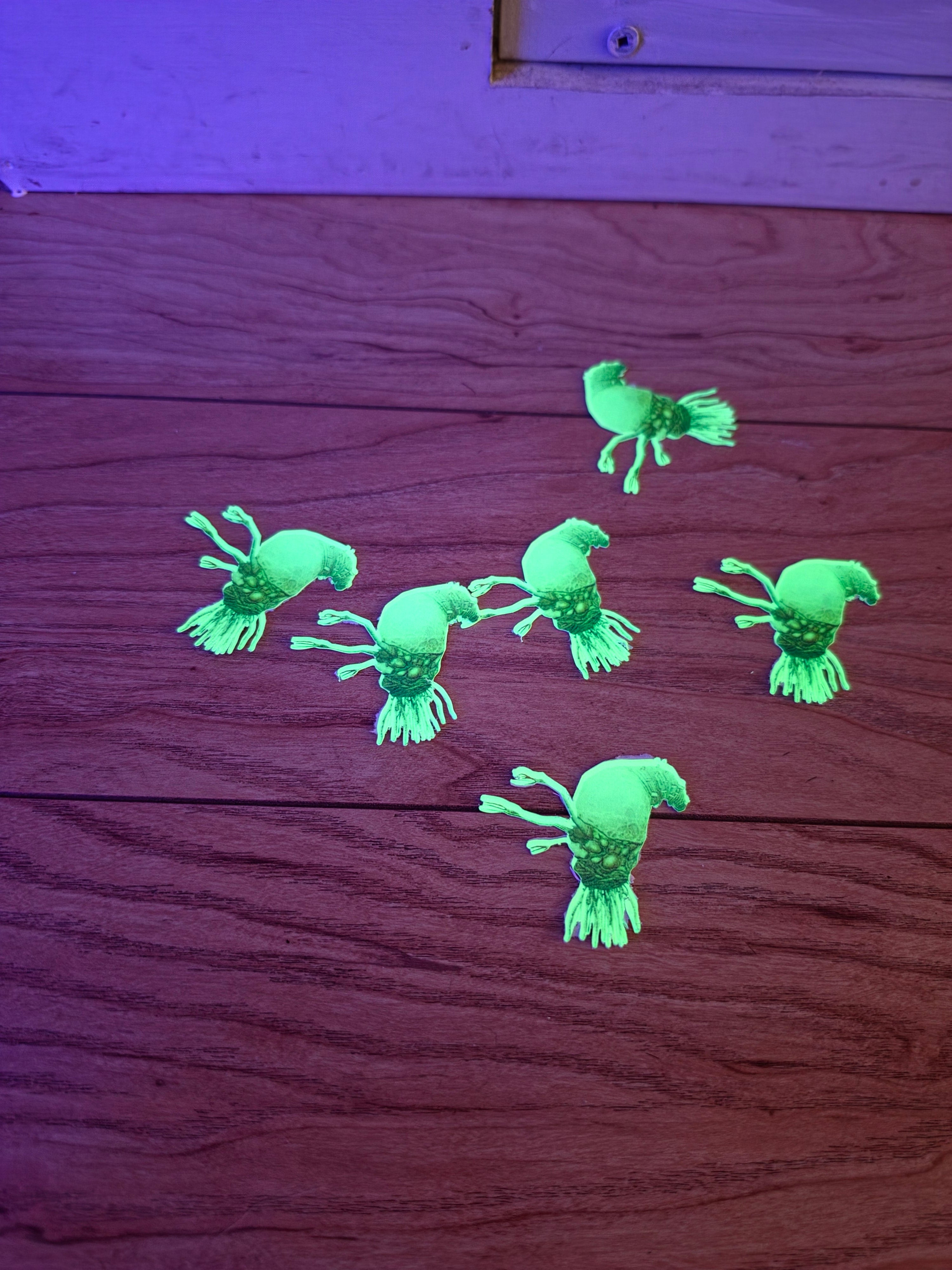 Halloween holographic Glow-in-the-dark Halo inspired flood sticker