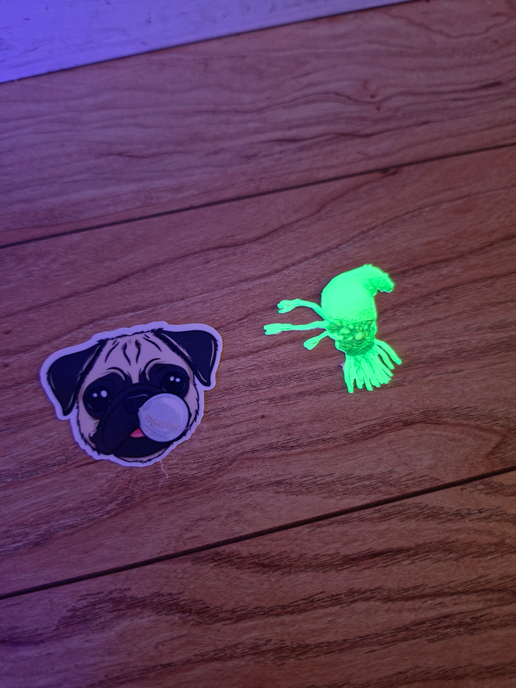 Halloween holographic Glow-in-the-dark Halo inspired flood sticker