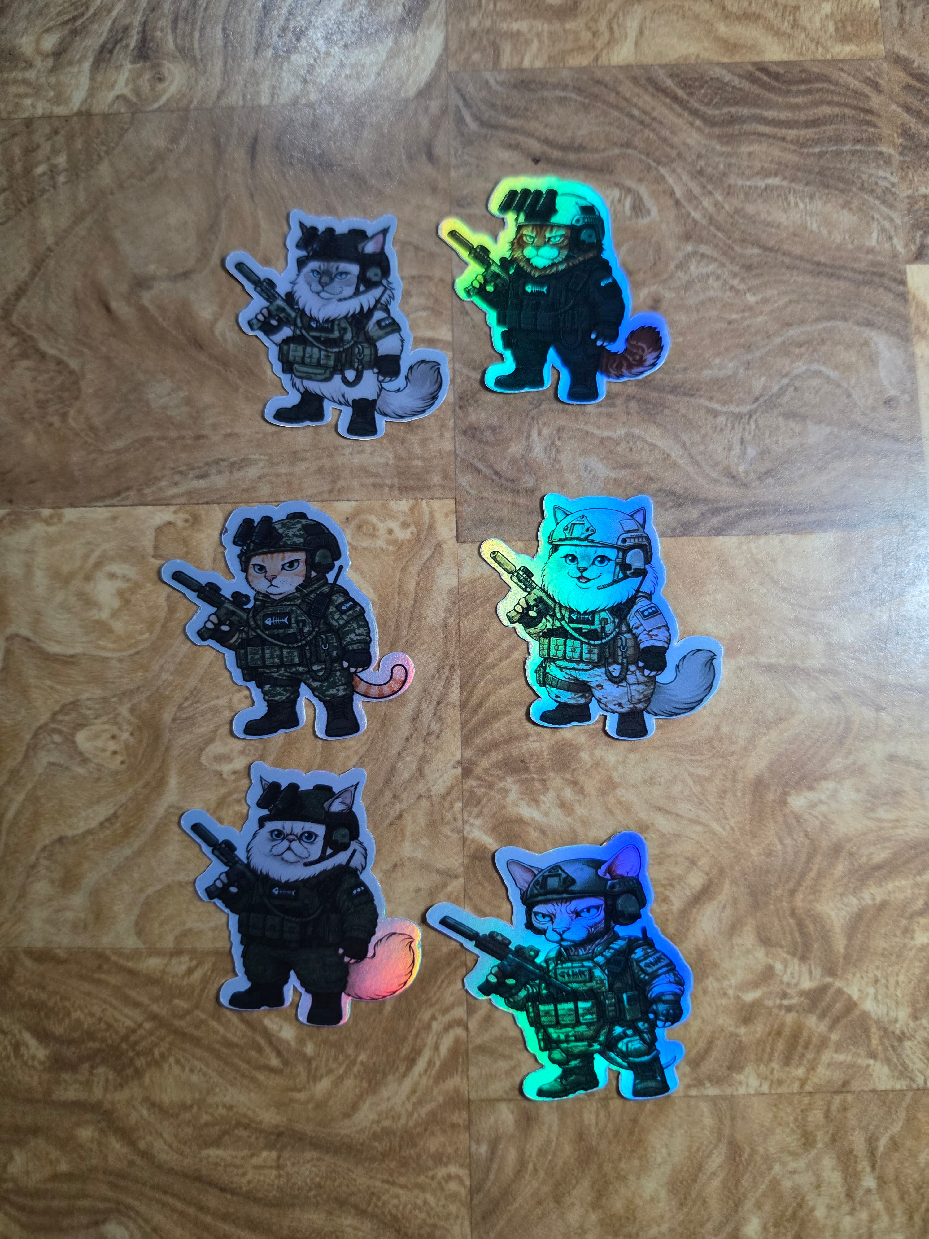 Cod Inspired dog and cat stickers