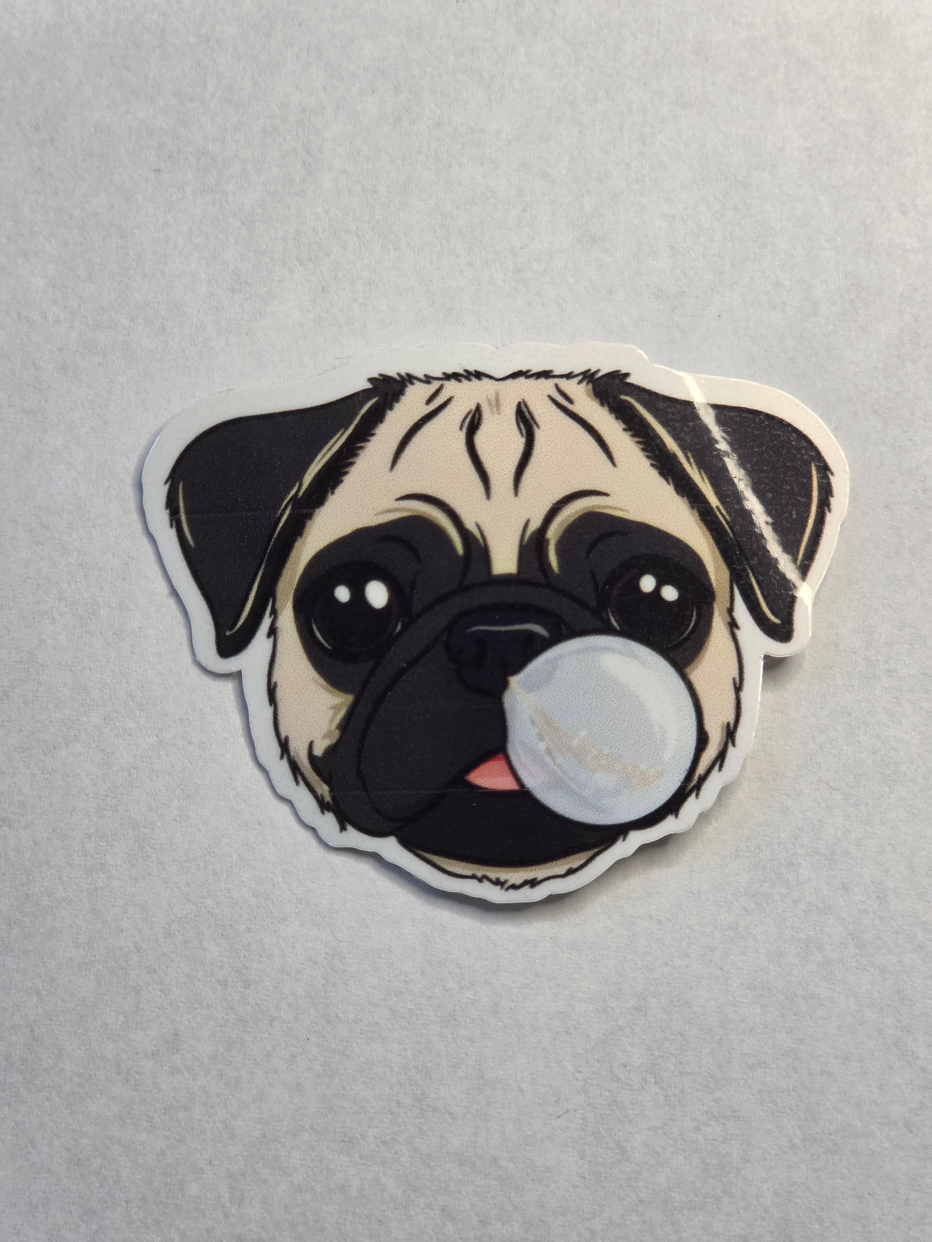 Boogery Pug Inspired sticker