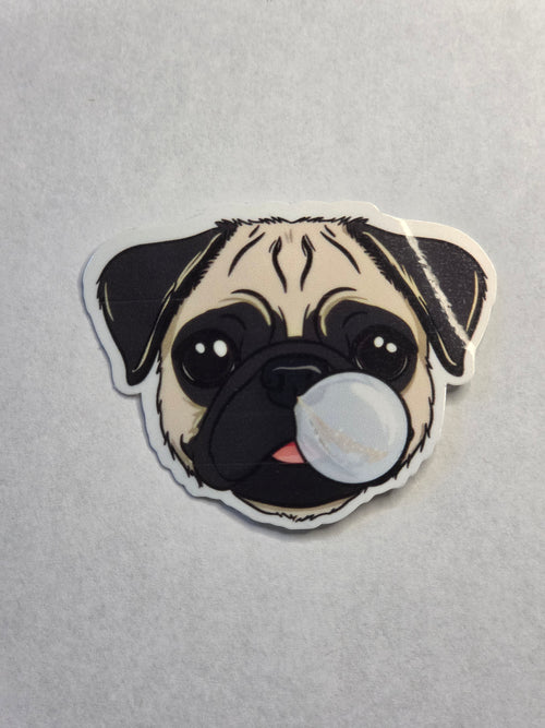 Boogery Pug Inspired sticker